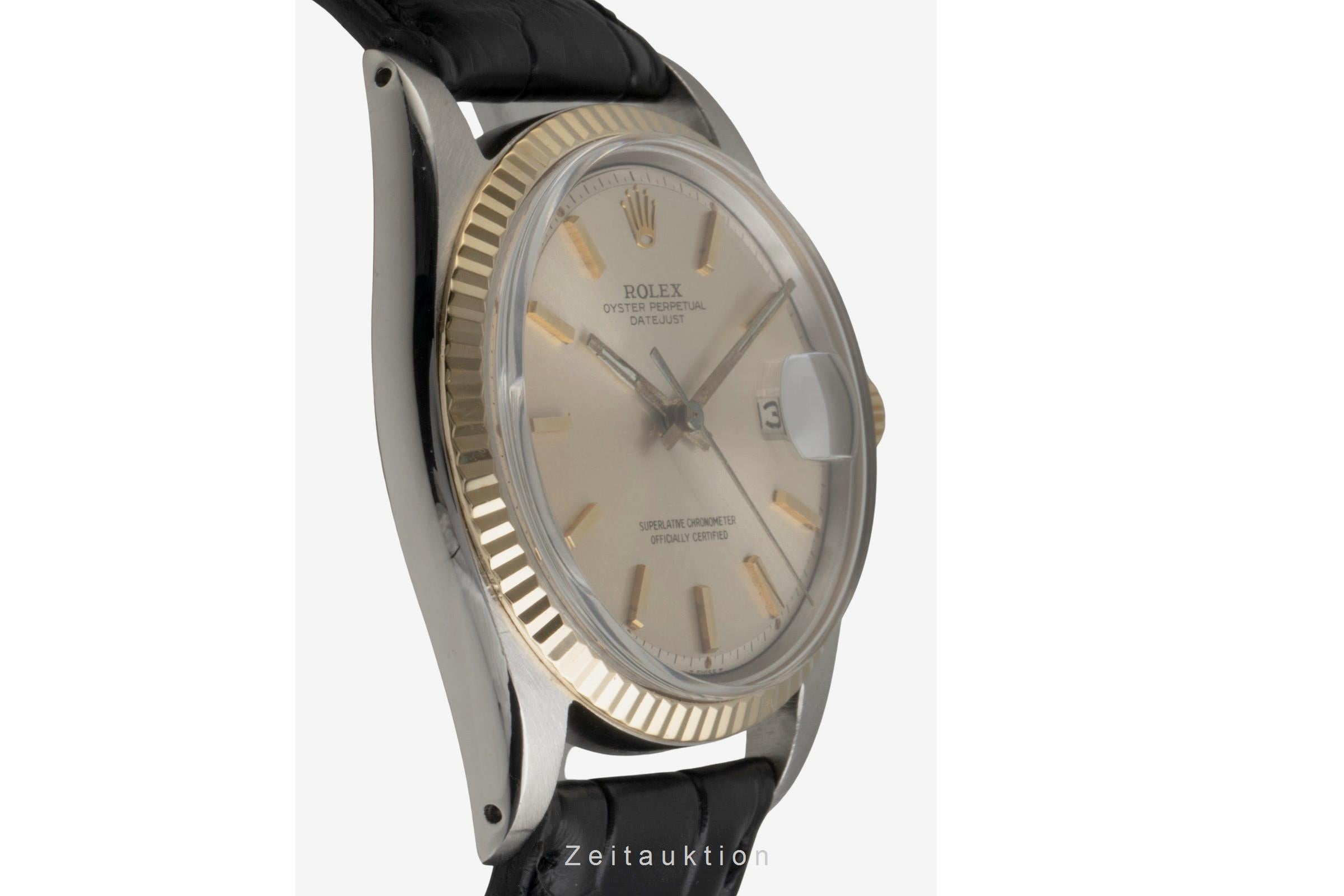 Rolex Datejust acier / or  automatique montre pour hommes 1601 Vintage  [2602249]