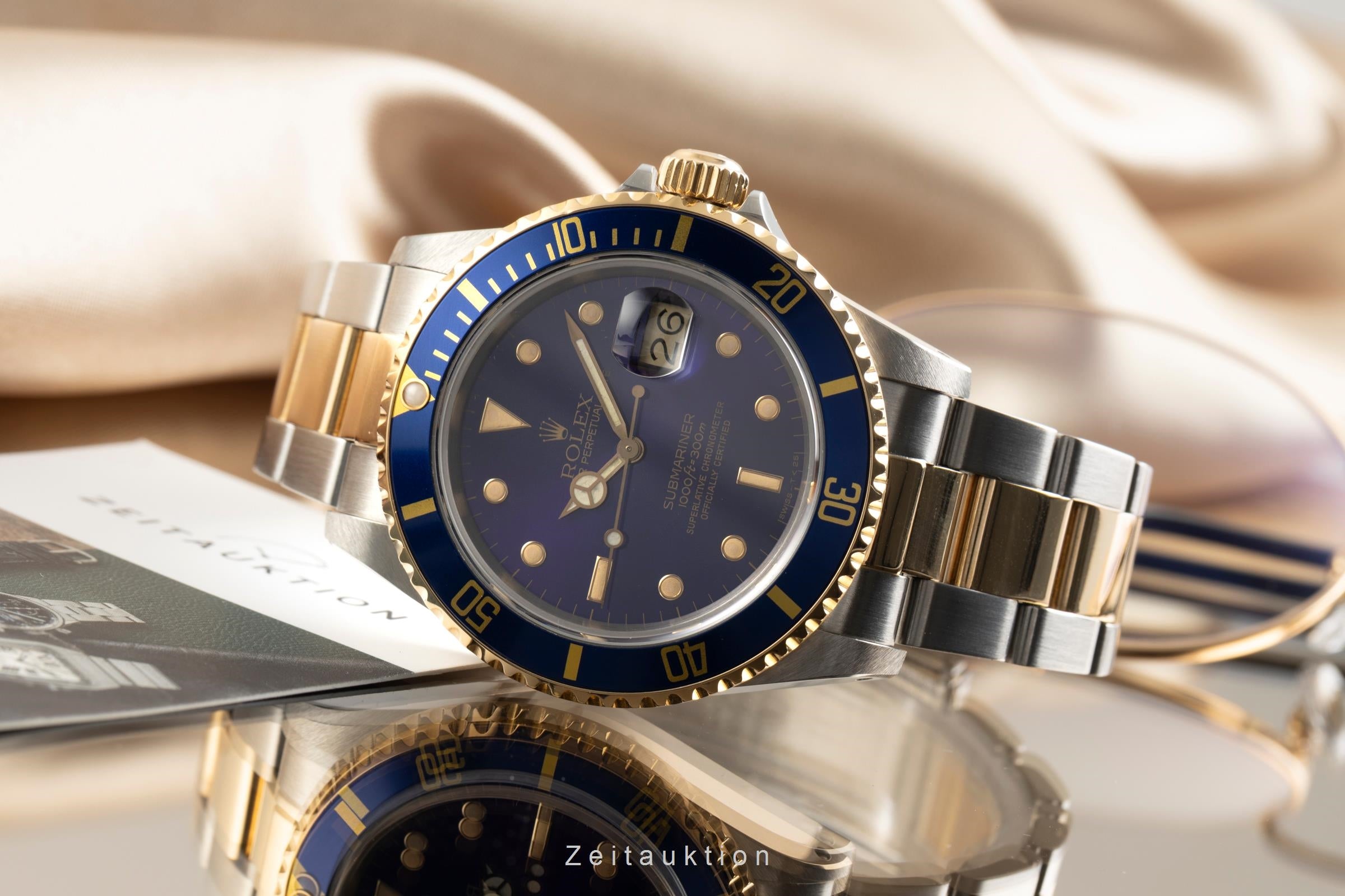 Rolex Submariner acero / oro automático reloj para caballeros 16803  [2602250]