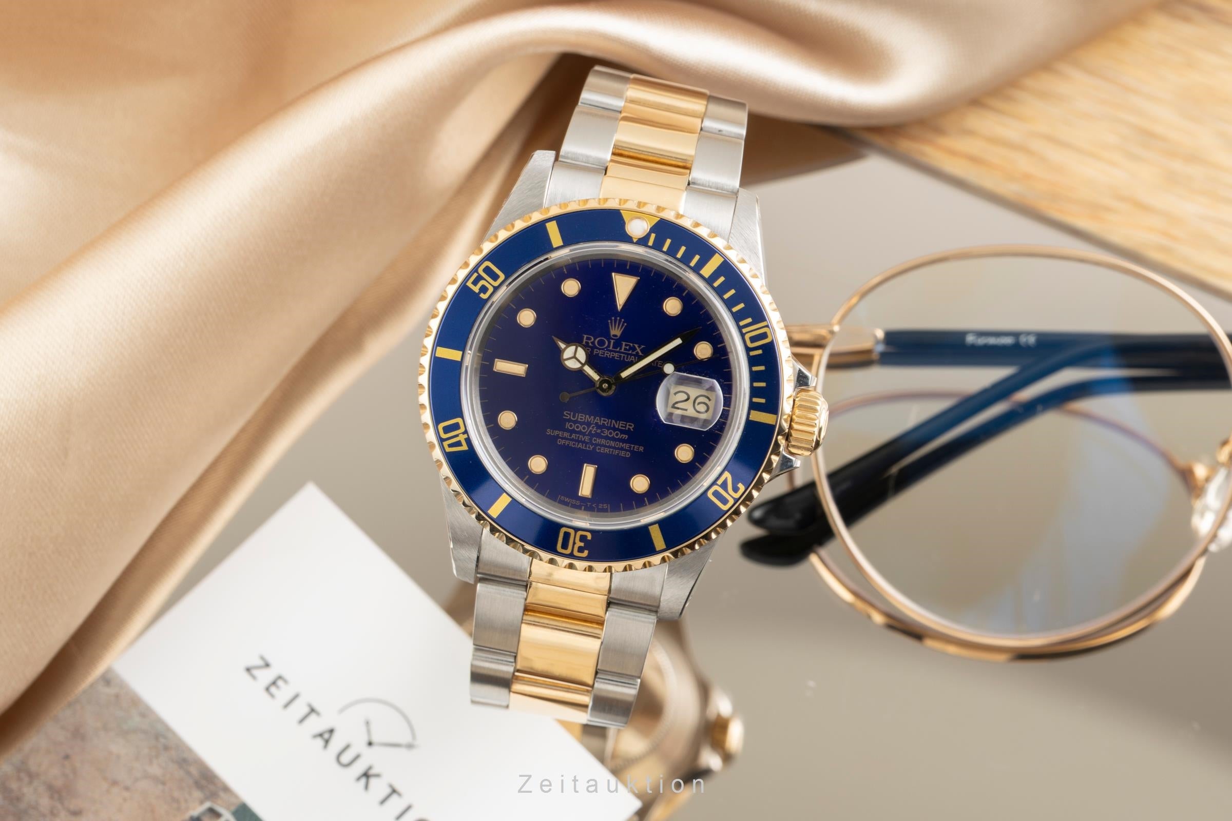 Rolex Submariner acero / oro automático reloj para caballeros 16803  [2602250]