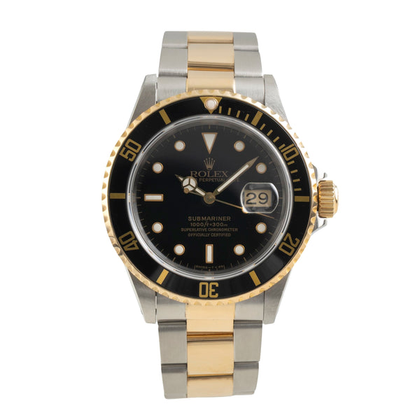 Rolex Submariner acero / oro automático reloj para caballeros 16613  [2602251]