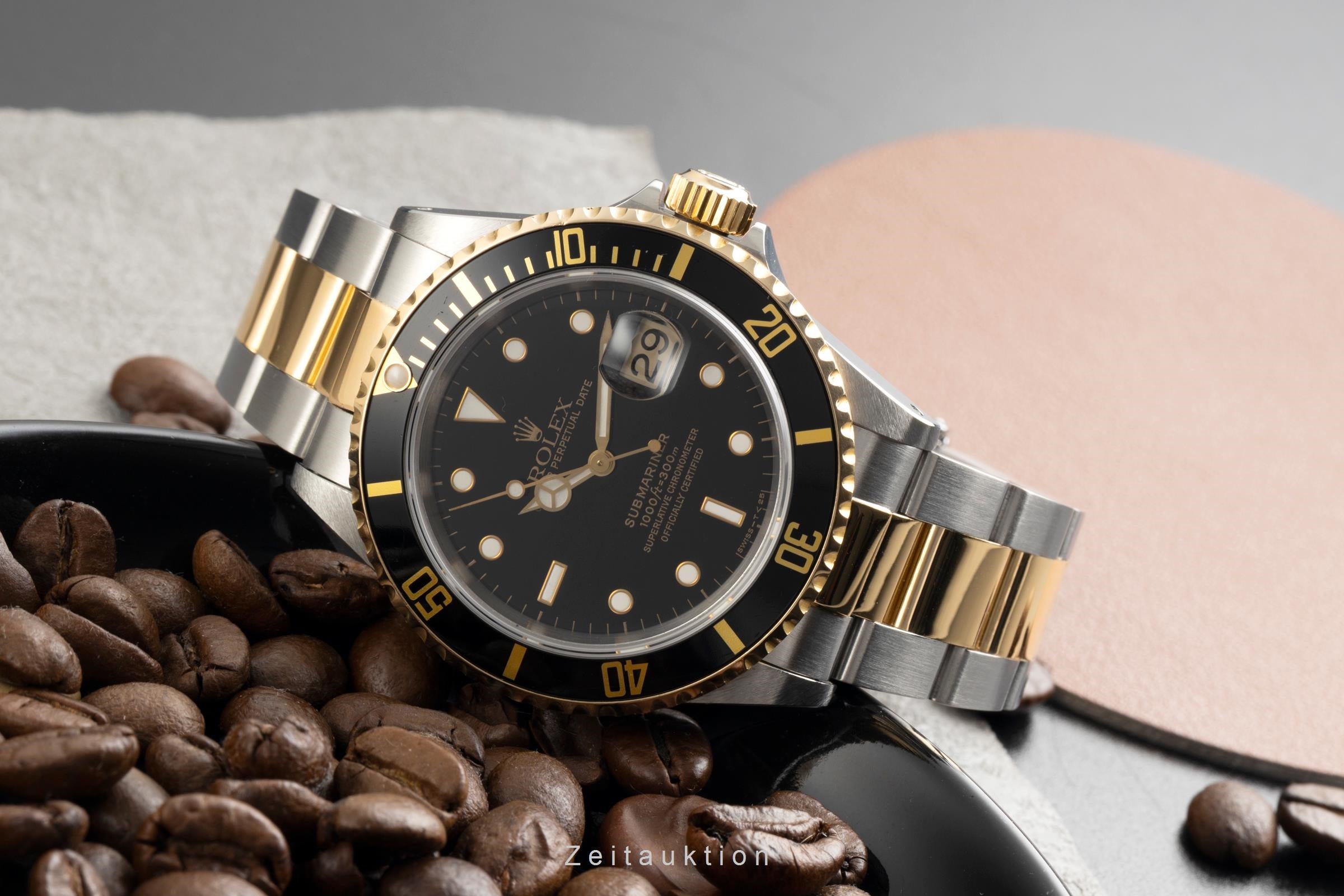 Rolex Submariner acero / oro automático reloj para caballeros 16613  [2602251]