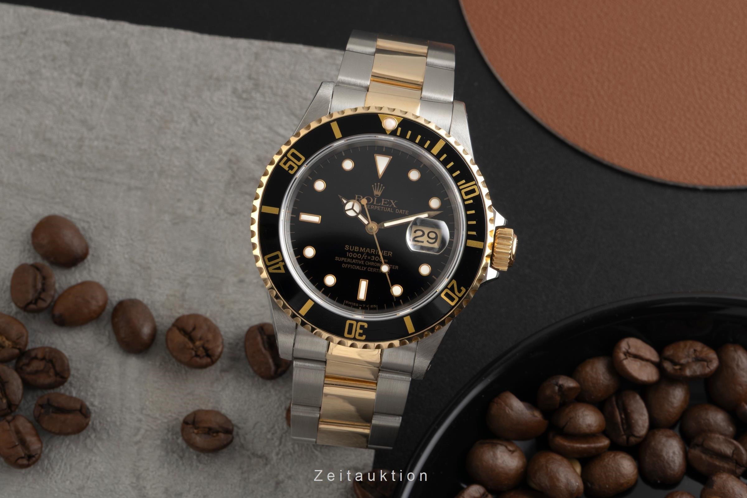 Rolex Submariner acero / oro automático reloj para caballeros 16613  [2602251]