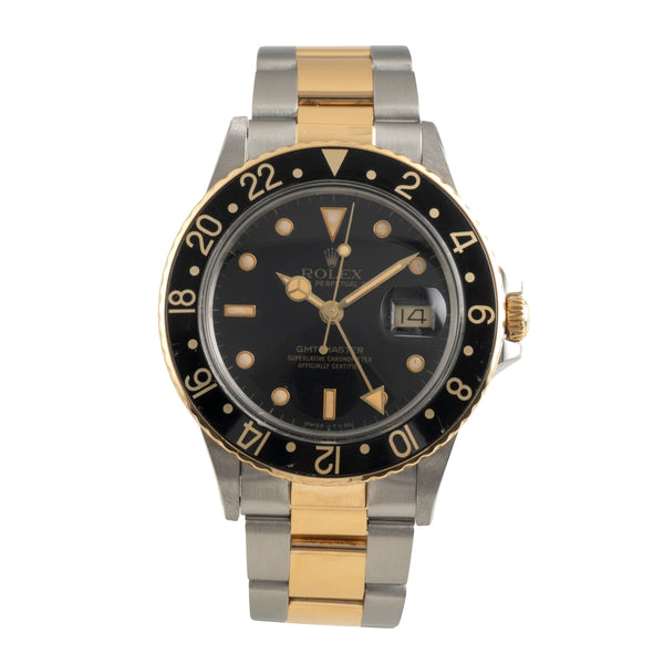 Rolex GMT-Master acciaio / oro automatismo orologio da uomo 16753  [2602252]