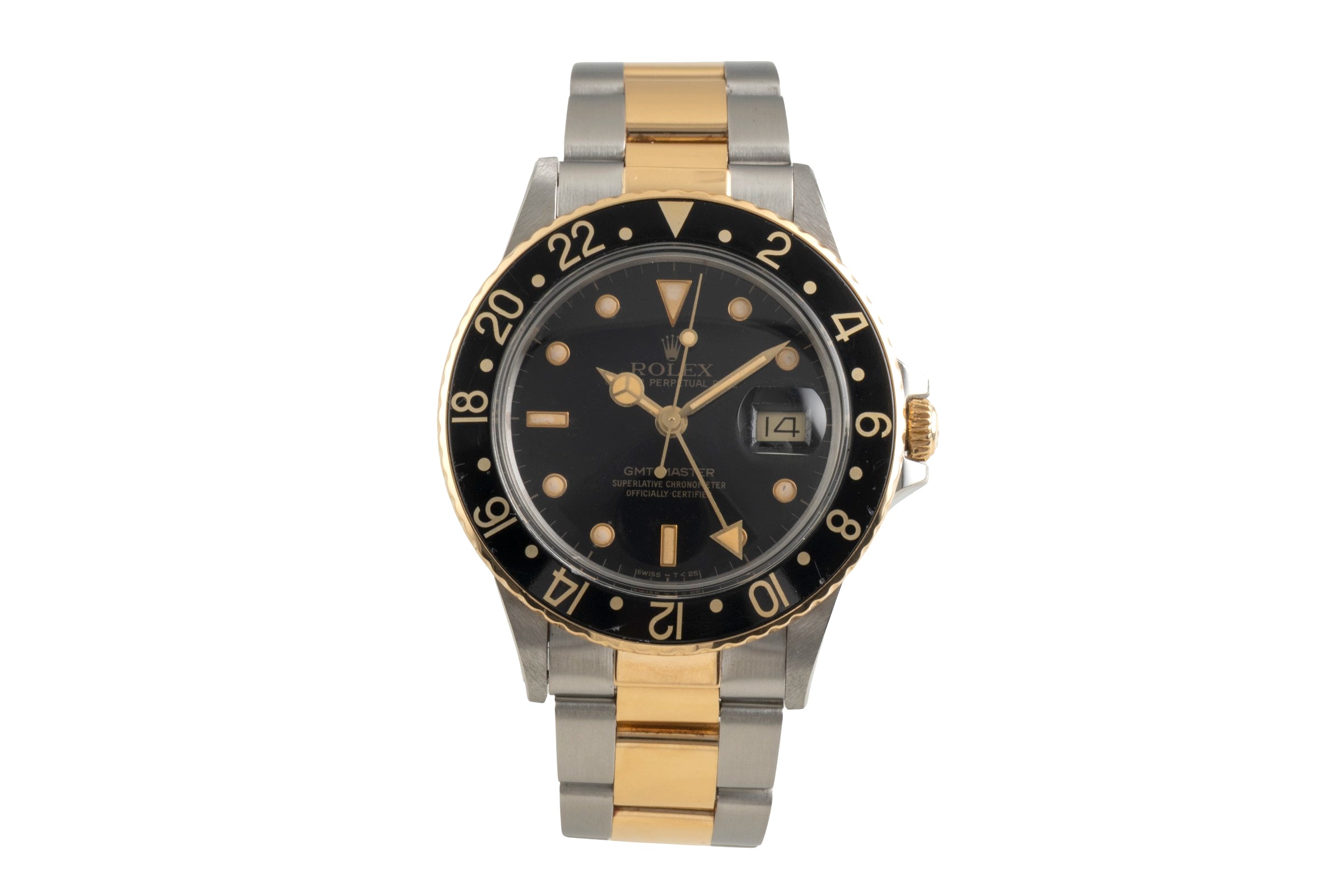 Rolex GMT-Master Stahl / Gold Automatik Herrenuhr Oyster Perpetual Ref. 16753   [2602252]