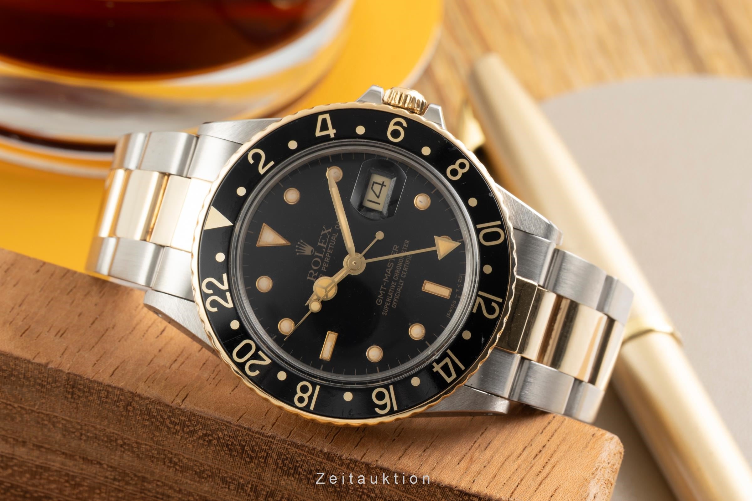 Rolex GMT-Master acciaio / oro automatismo orologio da uomo 16753  [2602252]