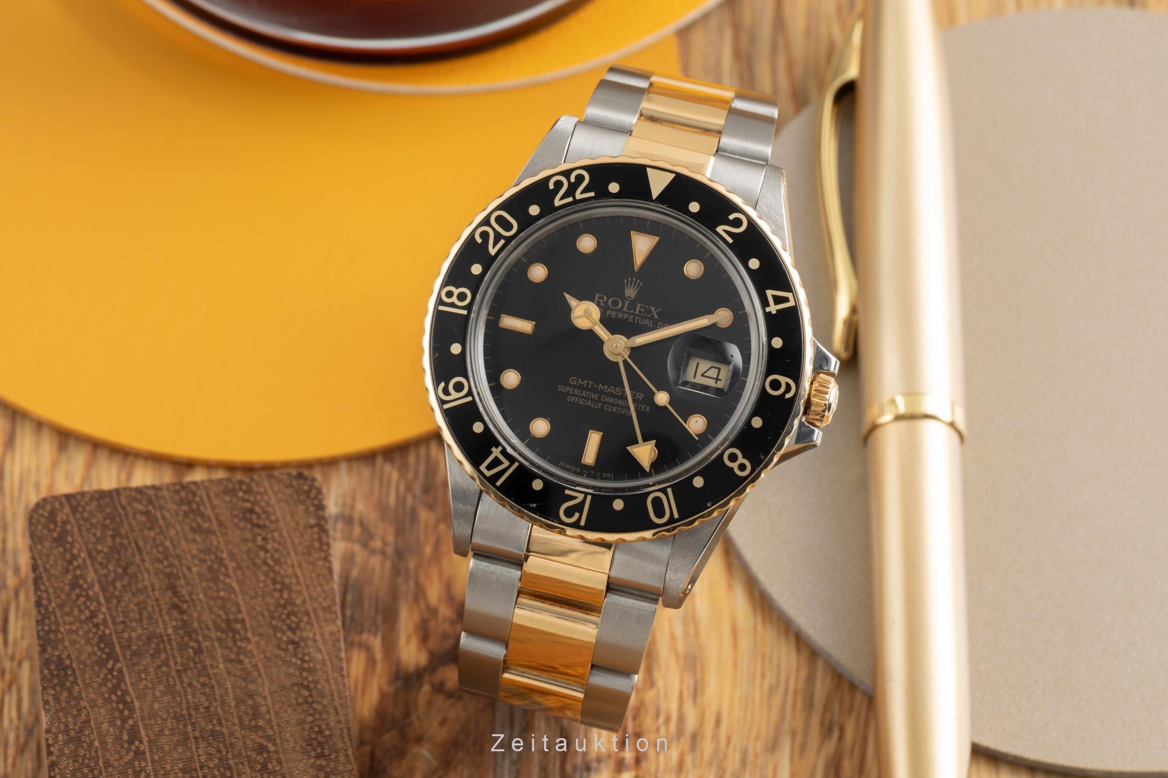 Rolex GMT-Master acciaio / oro automatismo orologio da uomo 16753  [2602252]
