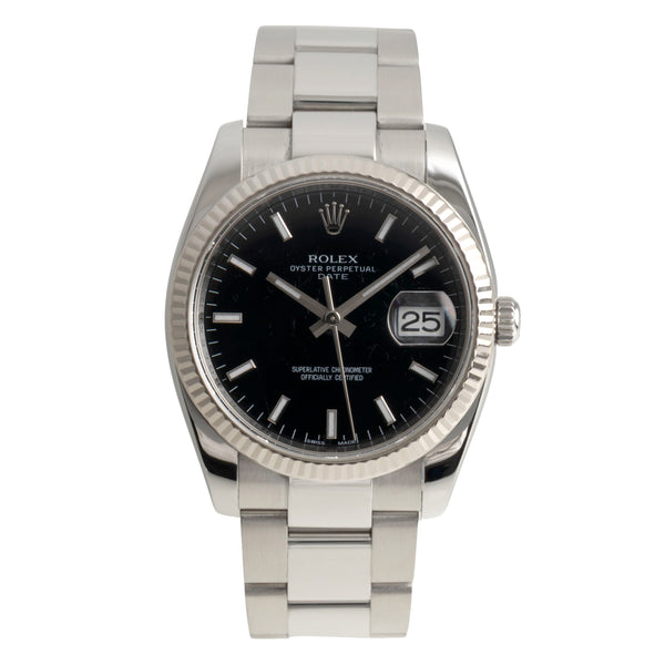 Rolex Datejust acero / oro blanco automático reloj para caballeros 115234  [2602253]