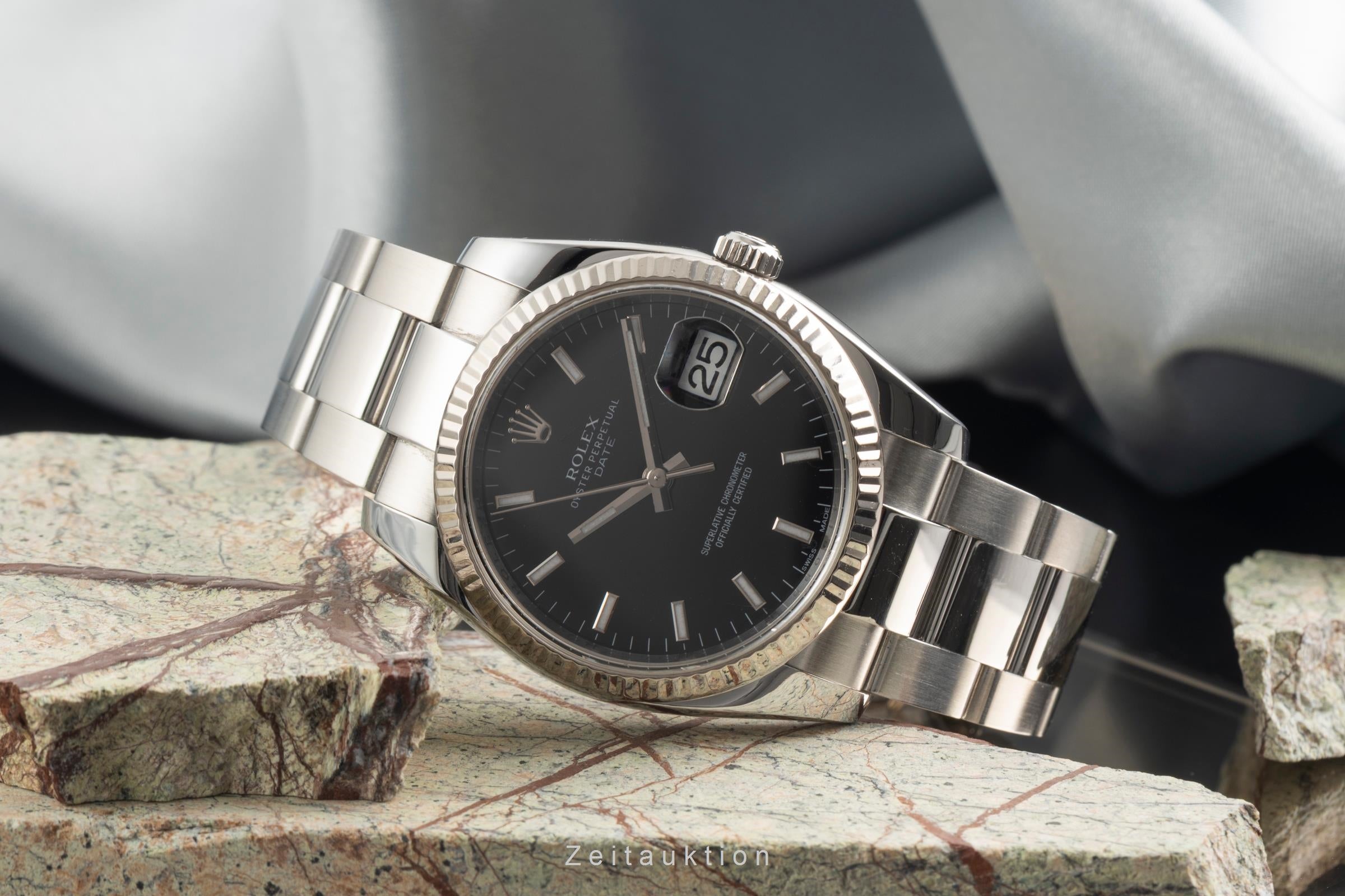 Rolex Datejust acero / oro blanco automático reloj para caballeros 115234  [2602253]