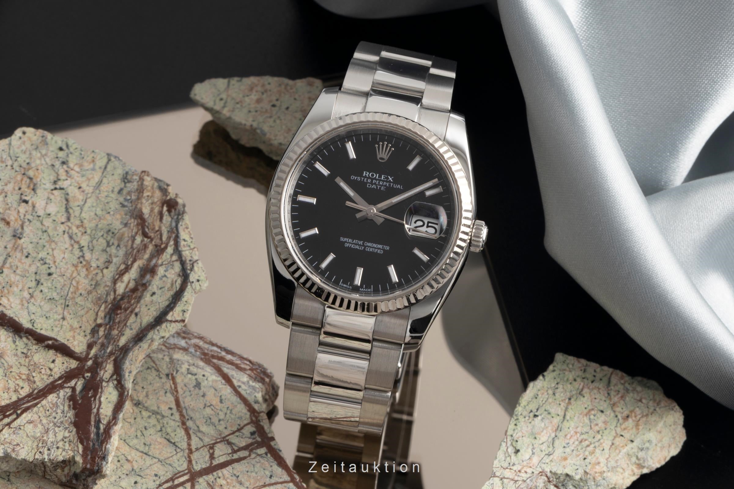 Rolex Datejust acero / oro blanco automático reloj para caballeros 115234  [2602253]
