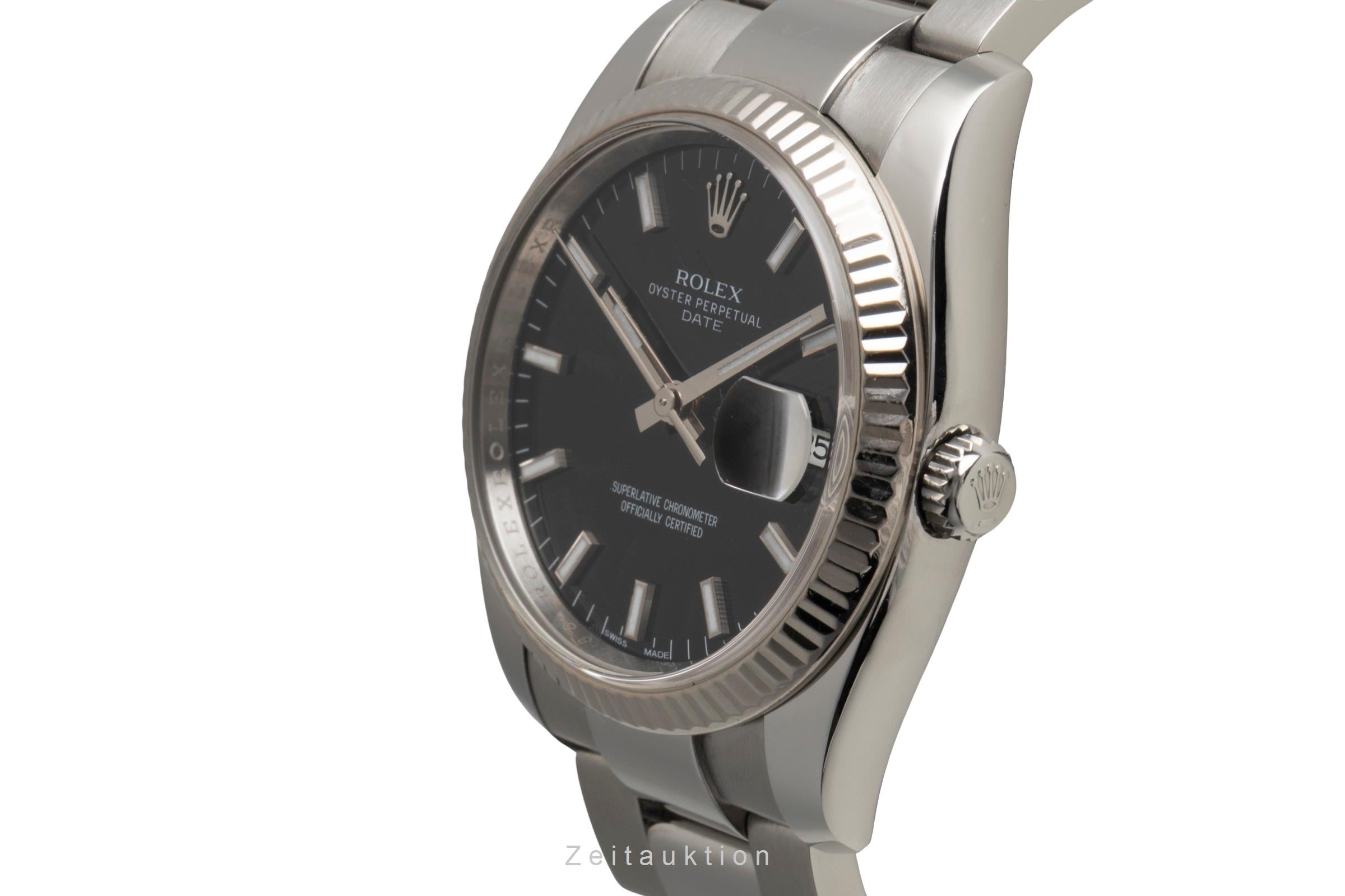 Rolex Datejust acero / oro blanco automático reloj para caballeros 115234  [2602253]