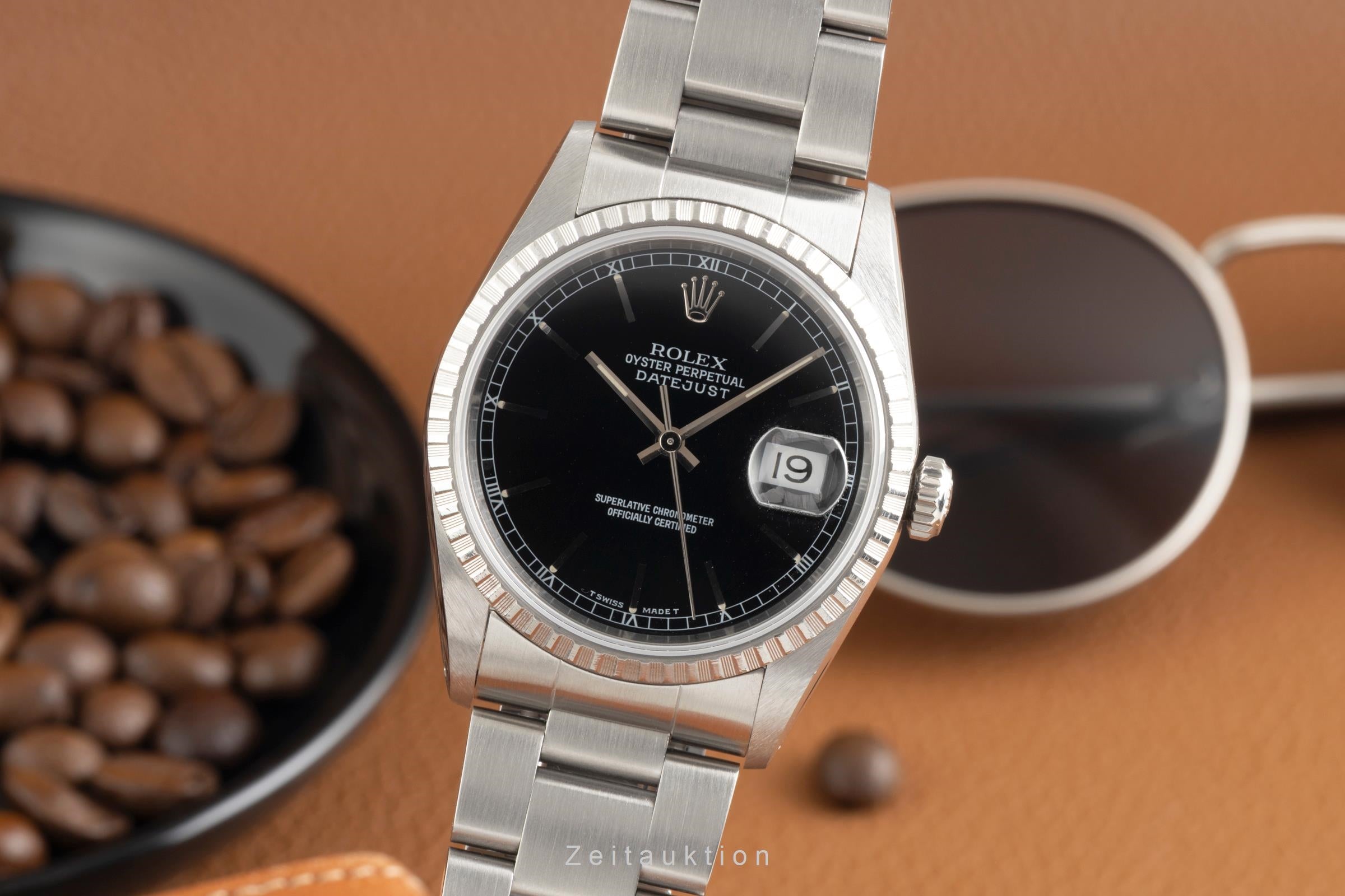 Rolex Datejust steel automatic men's watch 16220  [2602254]