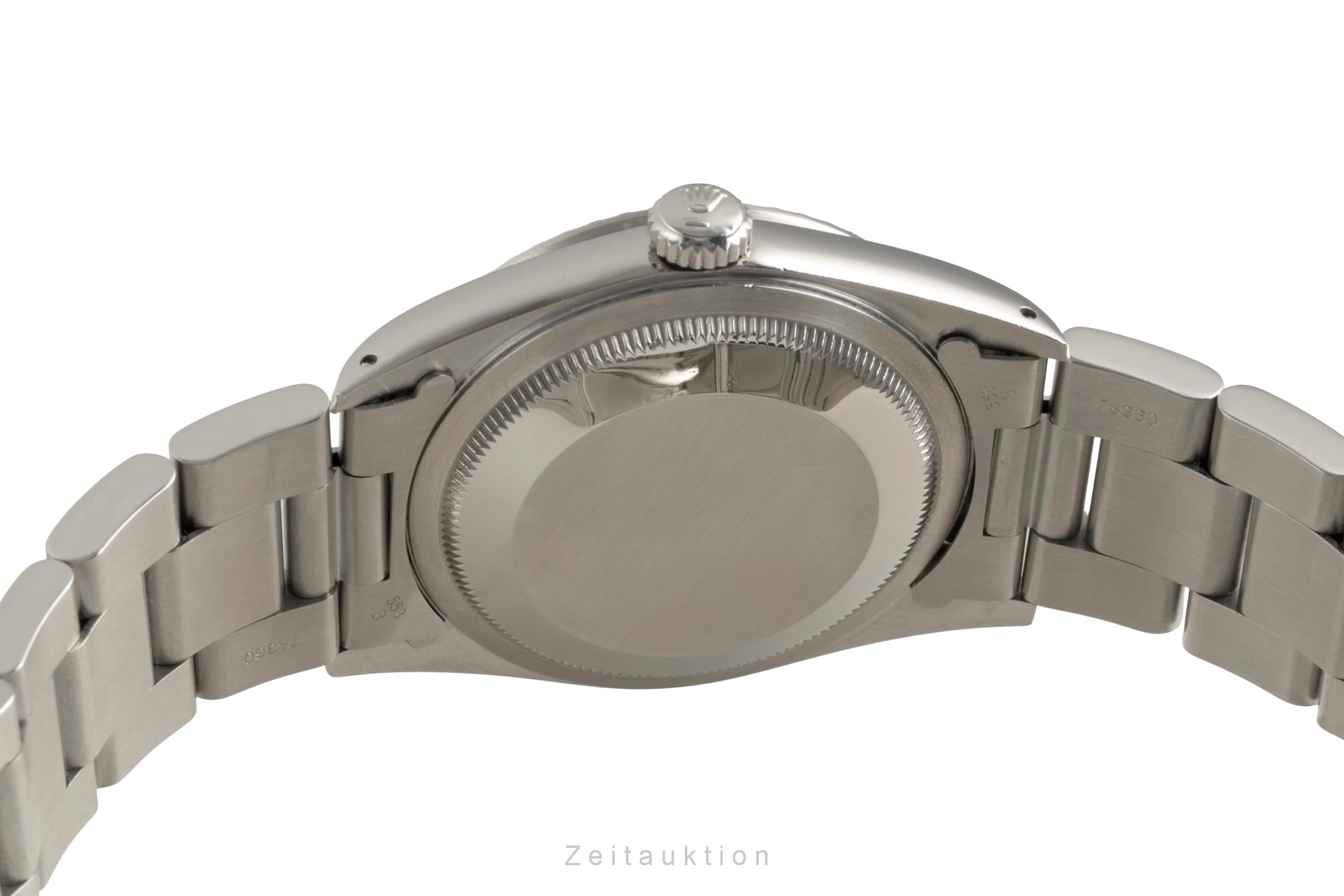 Rolex Datejust 36 Oyster Black Dial Stahl Automatik Herren Ref. 16220 Klassiker  [2602254]