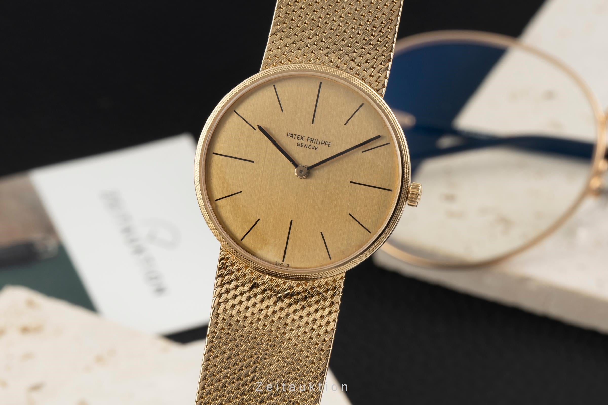 Patek Philippe Calatrava or 18 ct à remontage manuel montre pour hommes 3513/5 Vintage  [2602259]