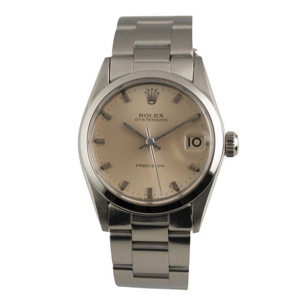 Rolex Precision acier à remontage manuel montre pour femmes 6466 Vintage  [2602262]