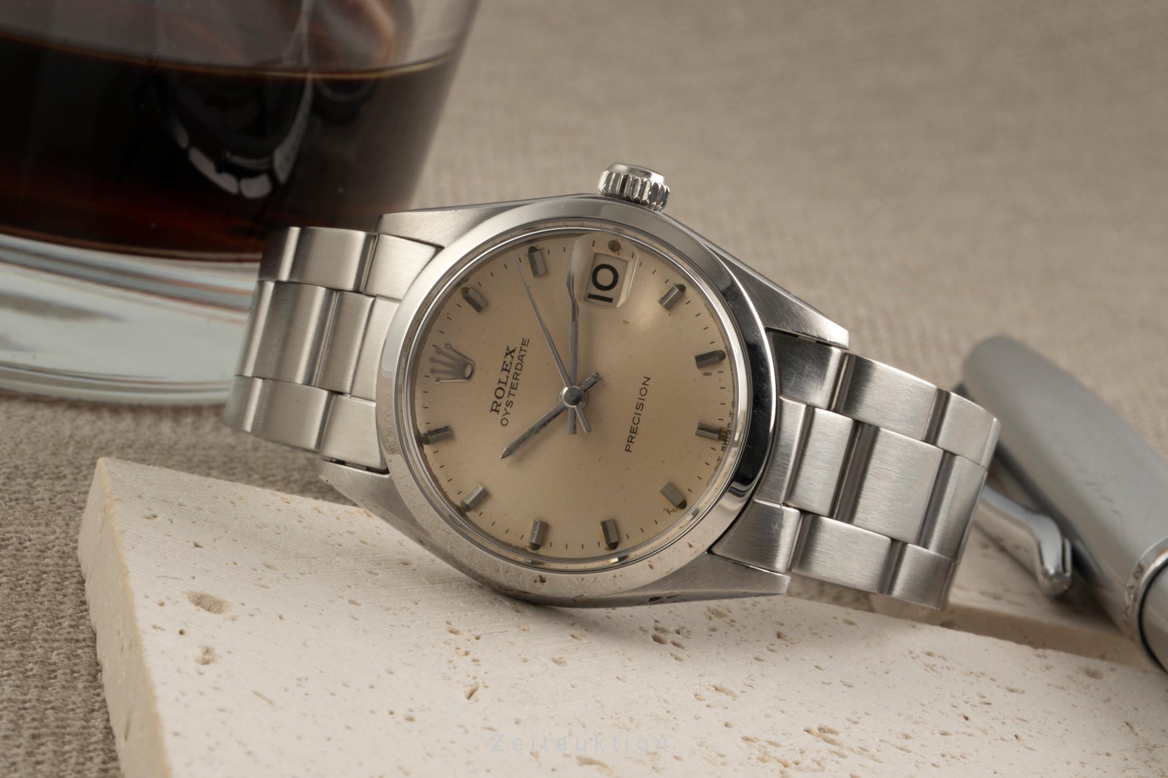 Rolex Precision acier à remontage manuel montre pour femmes 6466 Vintage  [2602262]