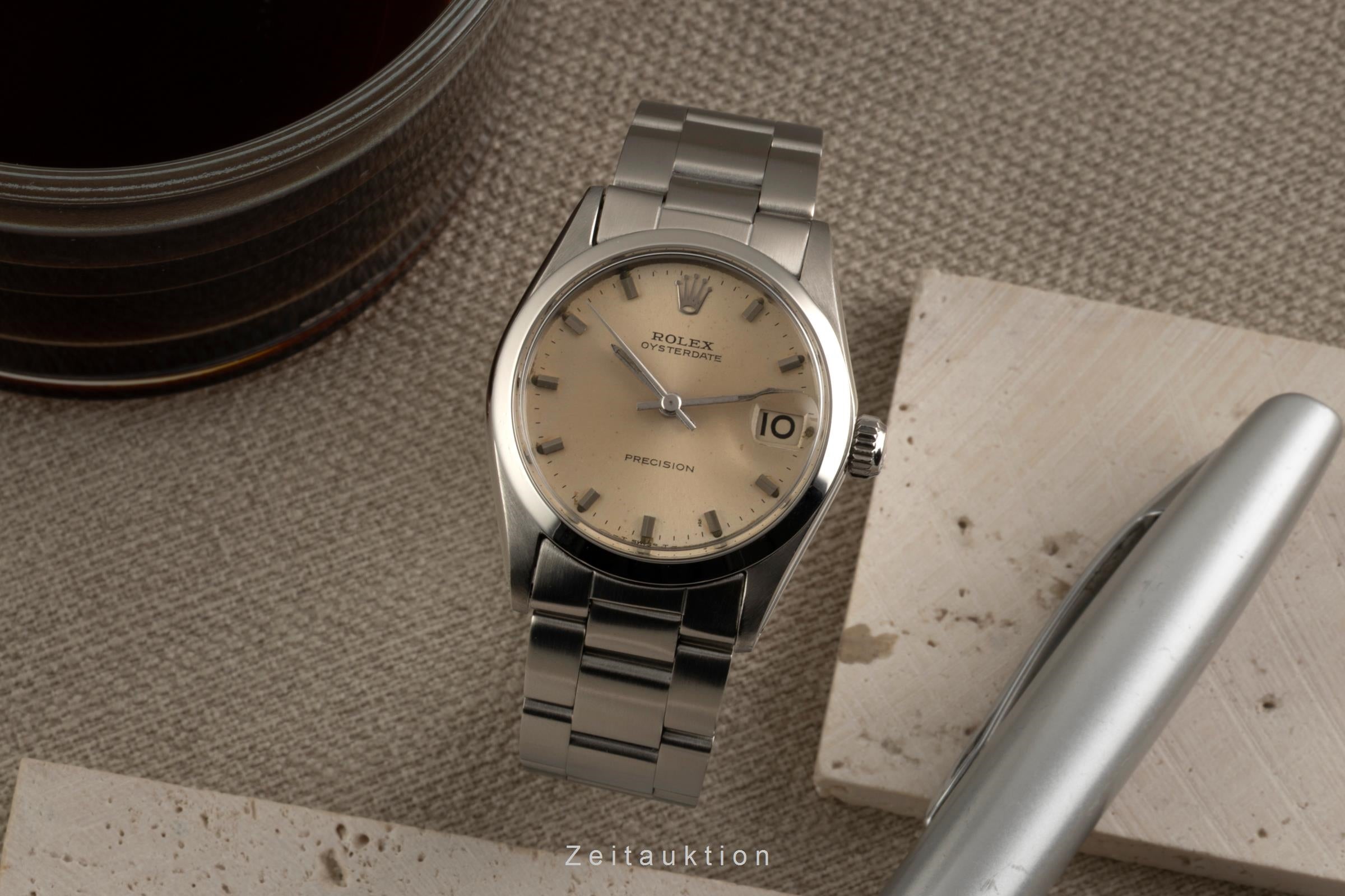 Rolex Precision acier à remontage manuel montre pour femmes 6466 Vintage  [2602262]