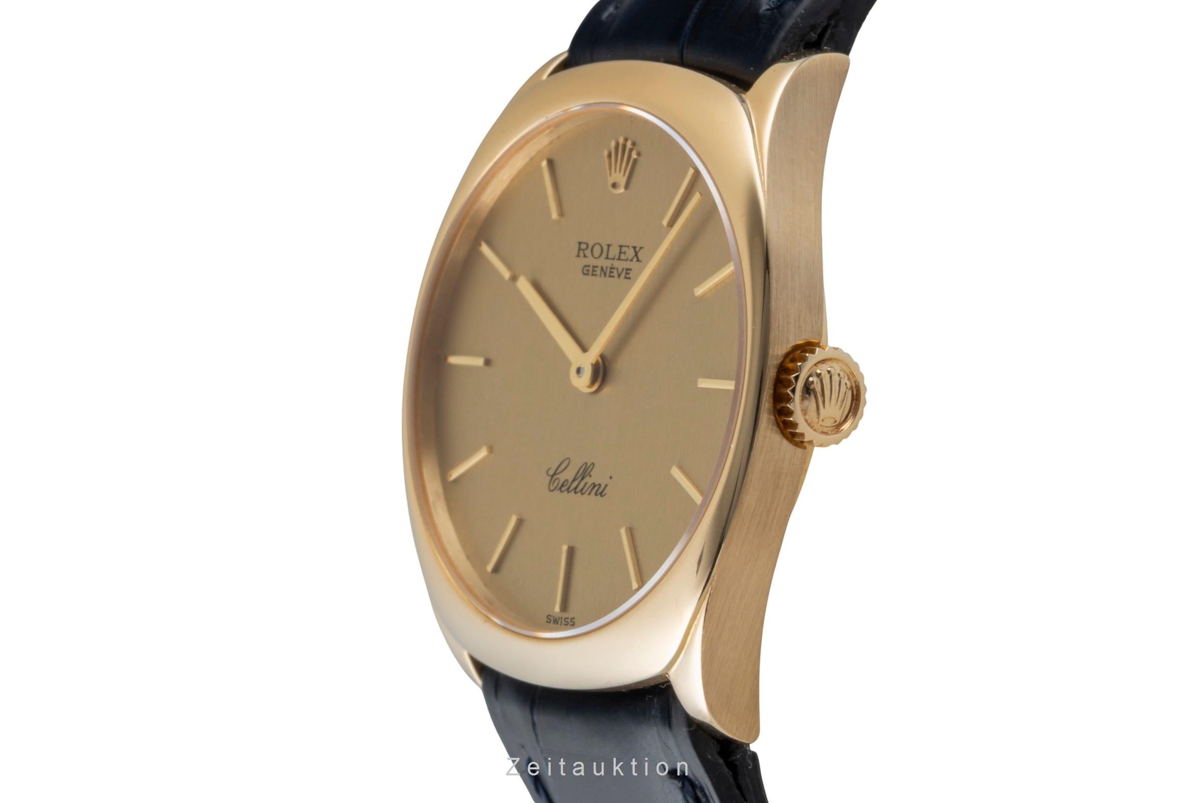 Rolex Cellini or 18 ct à remontage manuel montre pour femmes 4129 Vintage  [2602266]