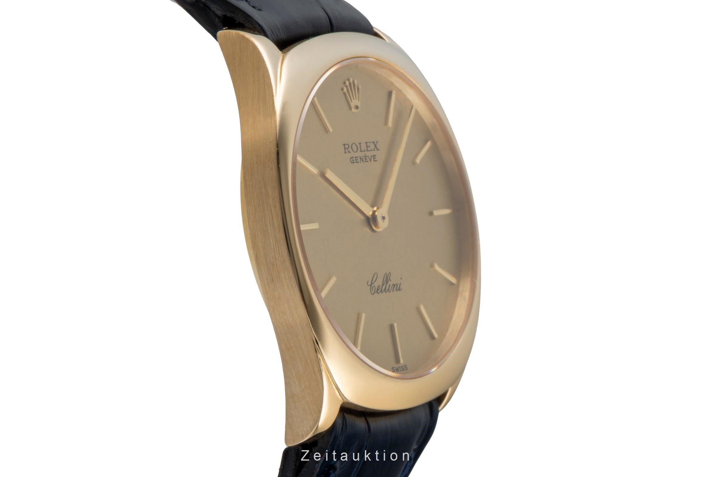 Rolex Cellini or 18 ct à remontage manuel montre pour femmes 4129 Vintage  [2602266]