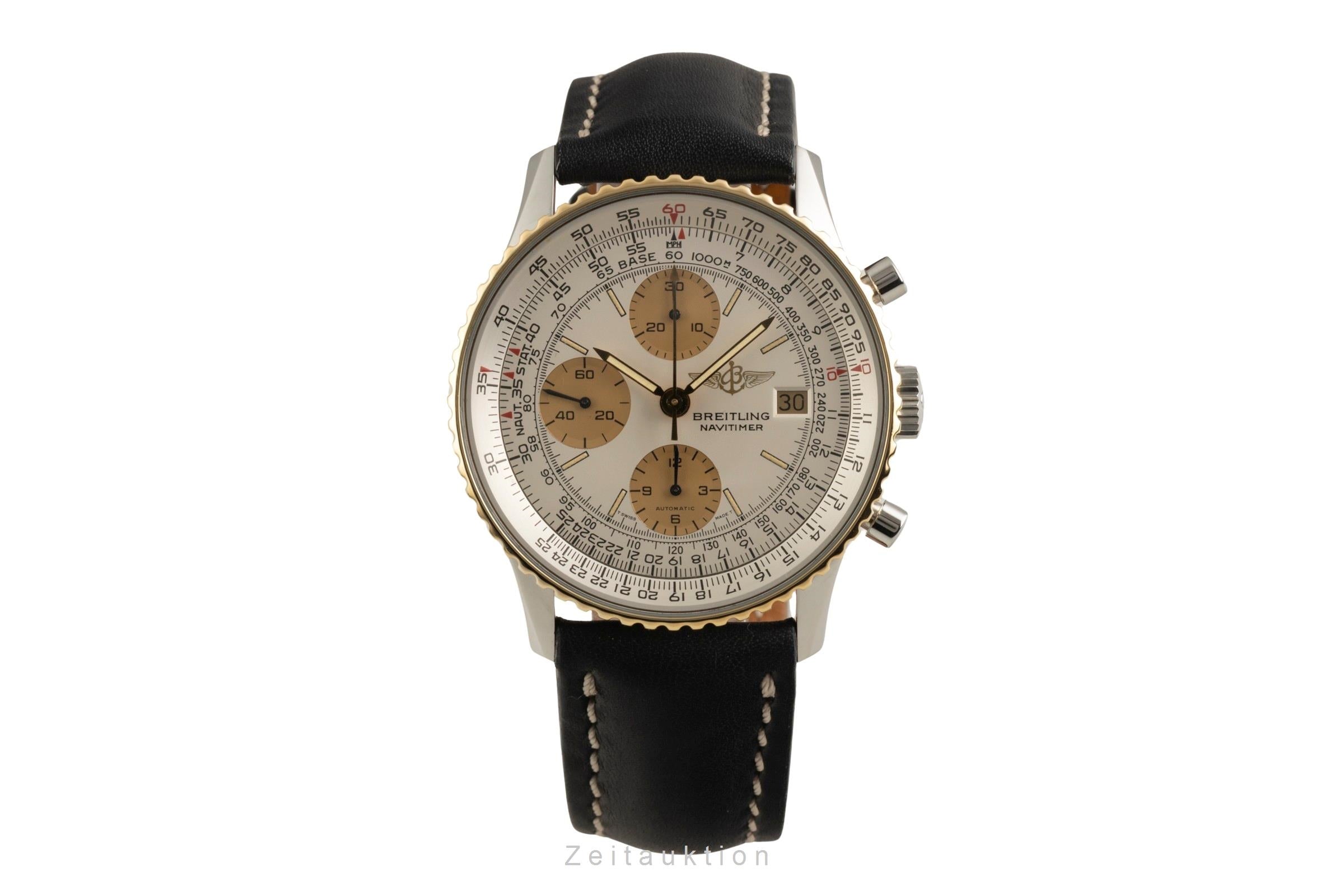 Breitling Navitimer cronografo acciaio / oro automatismo orologio da uomo 81610  [2602267]