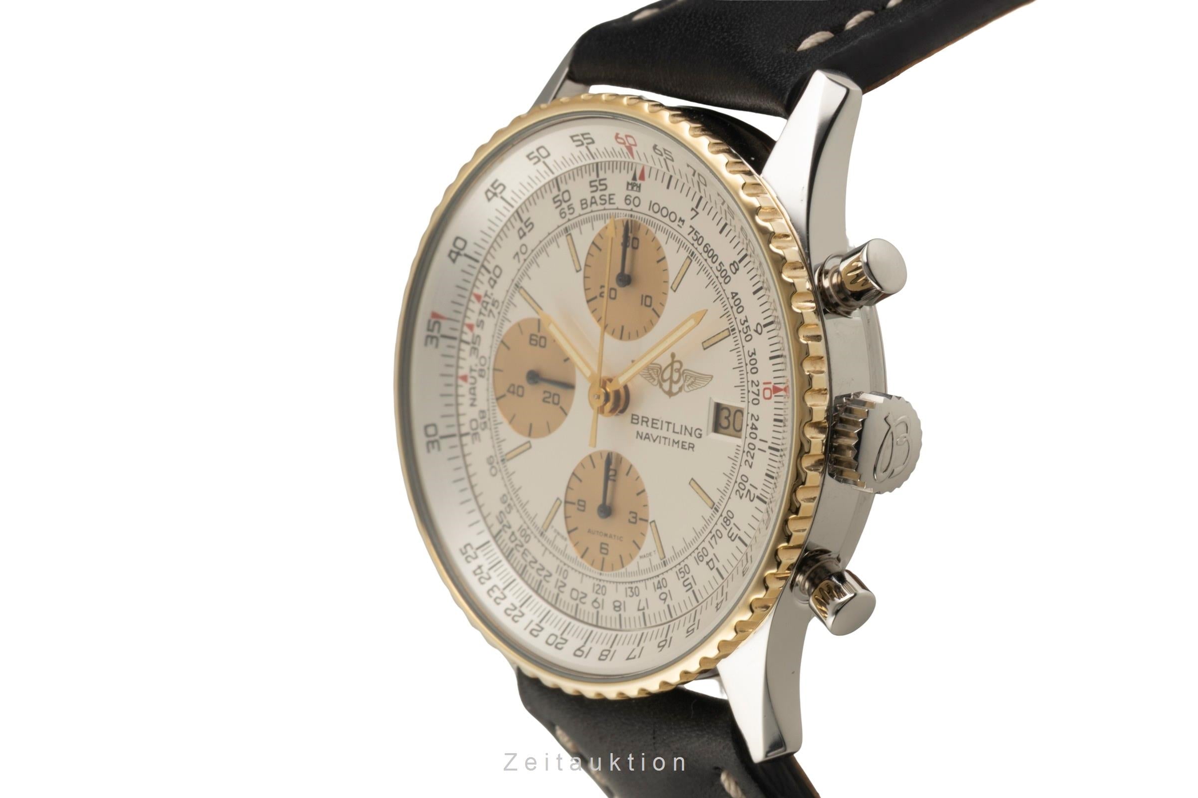 Breitling Navitimer cronografo acciaio / oro automatismo orologio da uomo 81610  [2602267]