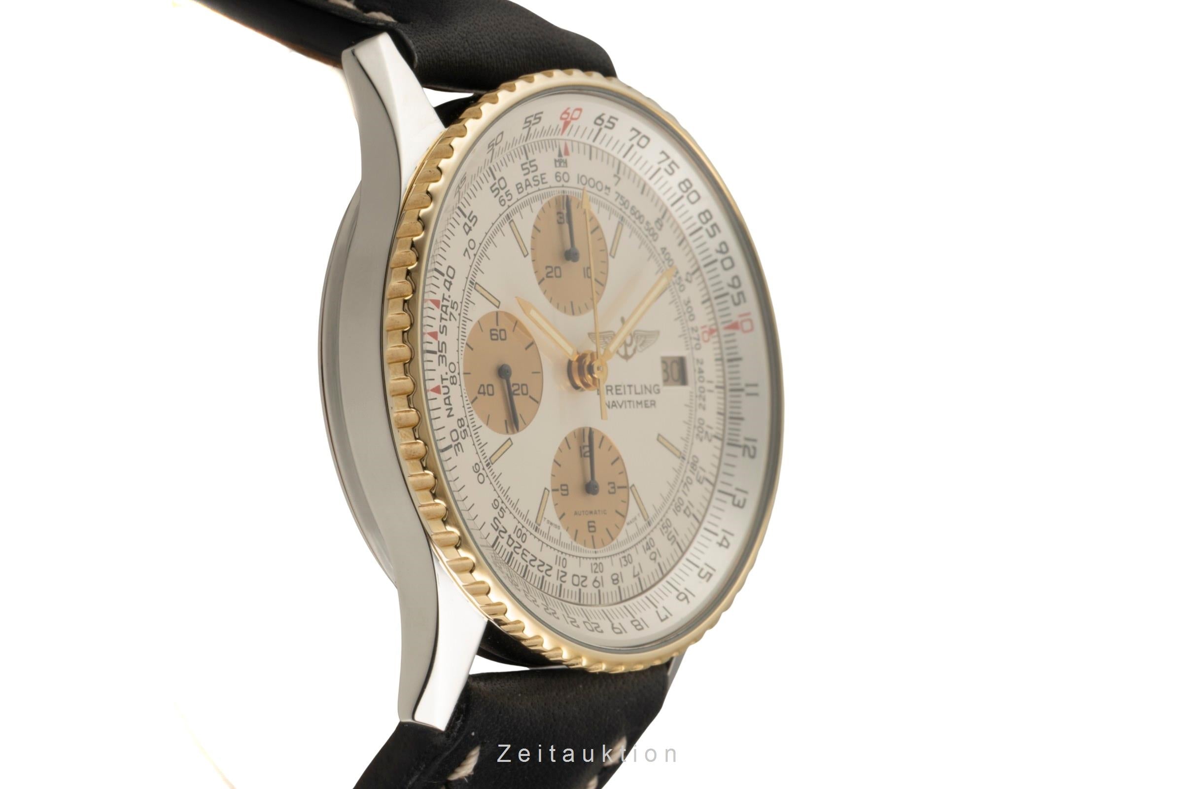 Breitling Navitimer cronografo acciaio / oro automatismo orologio da uomo 81610  [2602267]