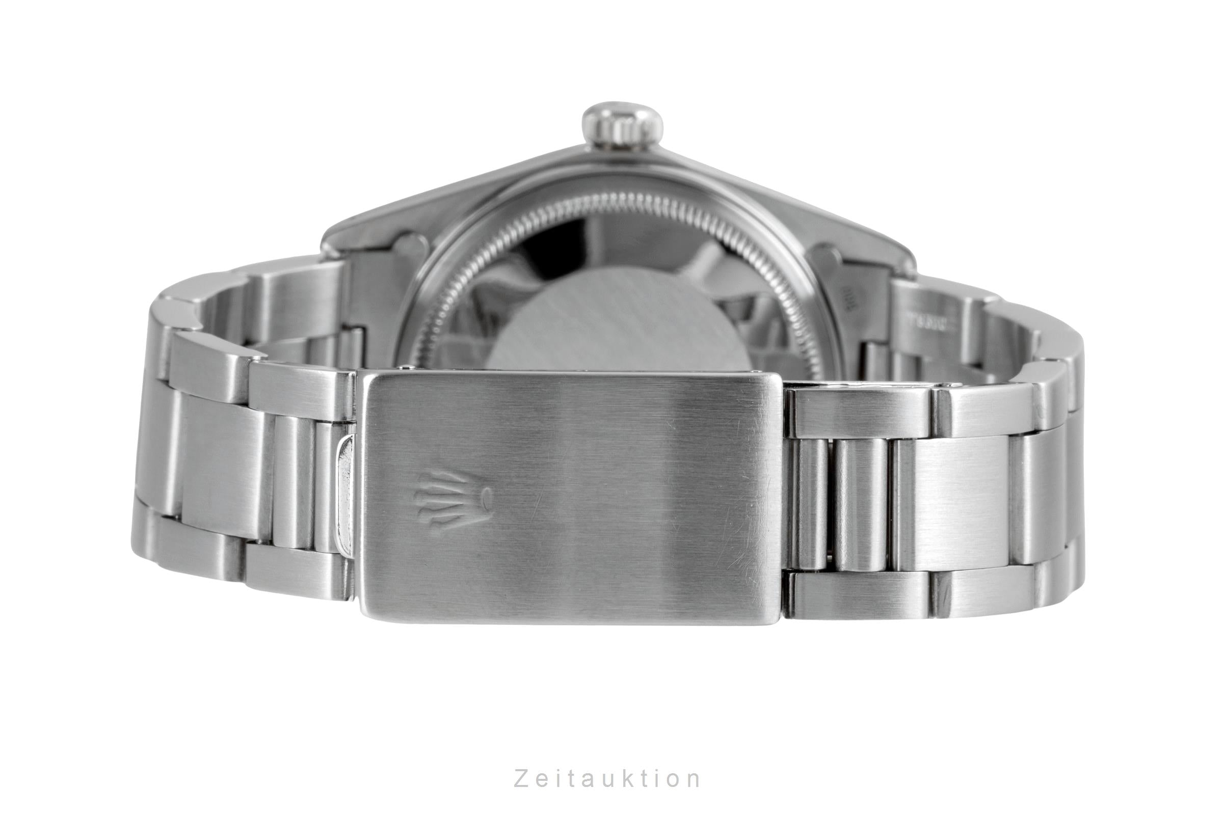 Rolex Datejust 36 White Roman Dial Oyster Stahl Automatik Herrenuhr Ref. 16000 [2602268]