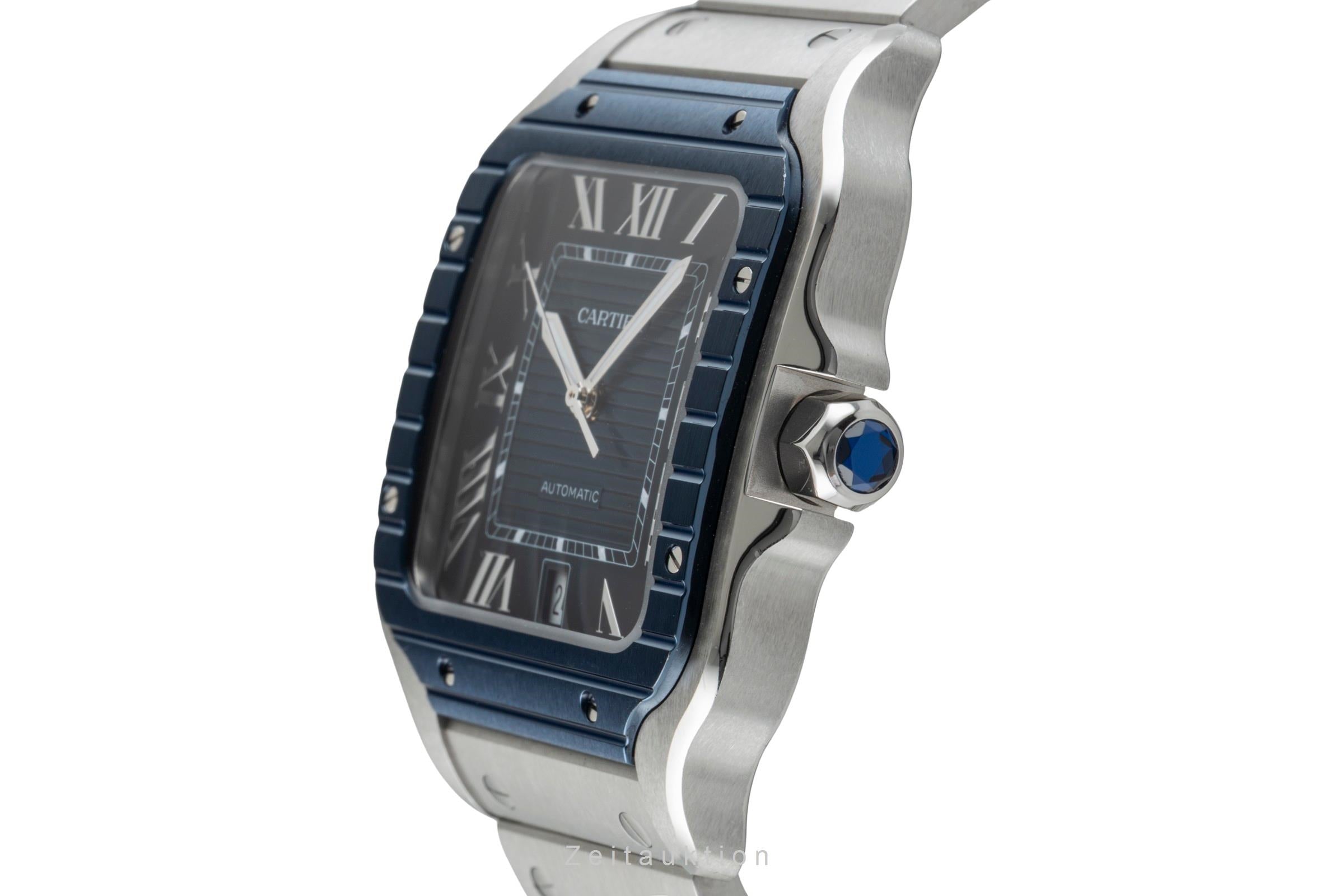 Cartier Santos steel automatic men's watch WSSA0048 LP: 9200EUR  [2602269]
