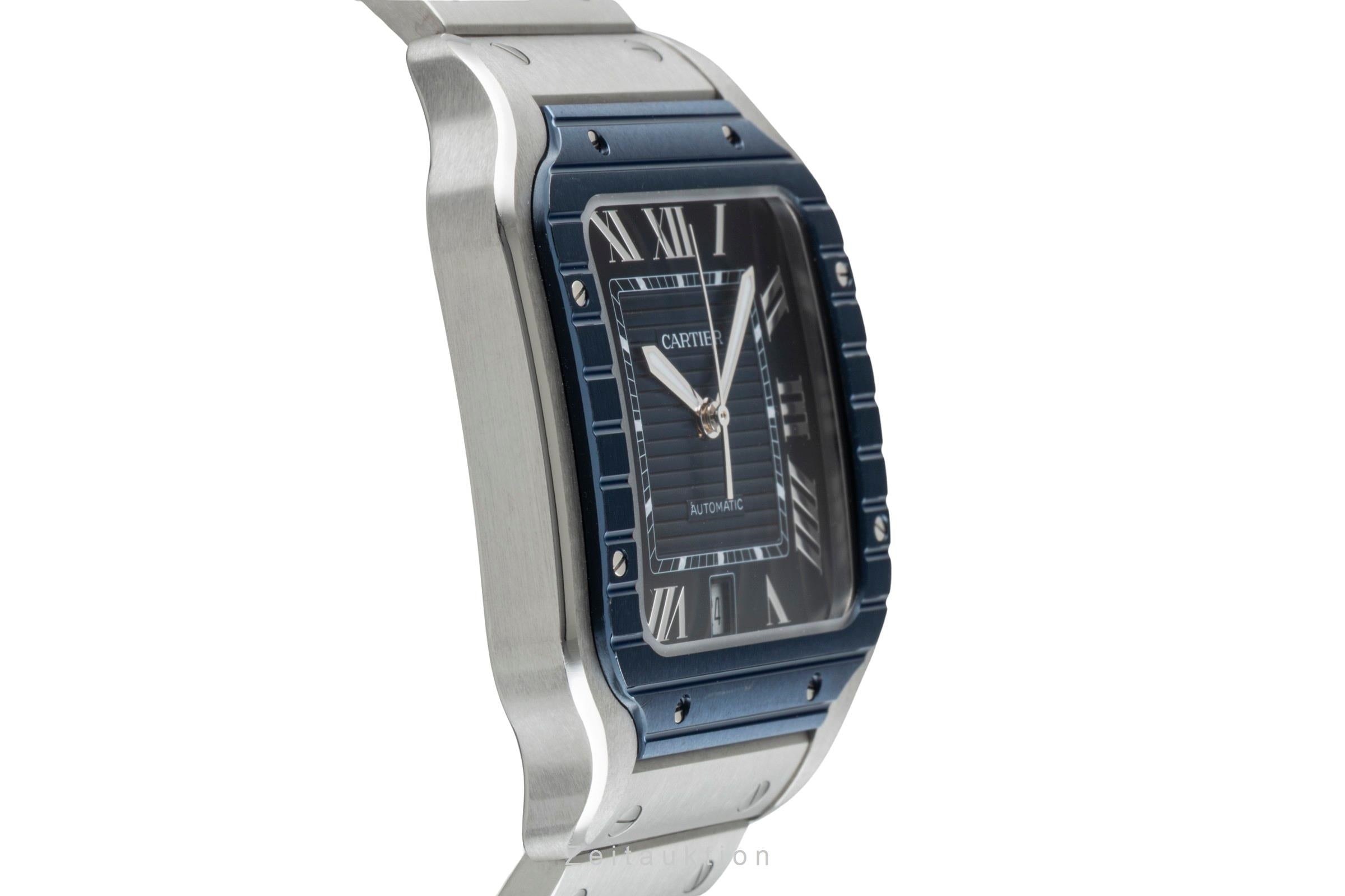 Cartier Santos steel automatic men's watch WSSA0048 LP: 9200EUR  [2602269]