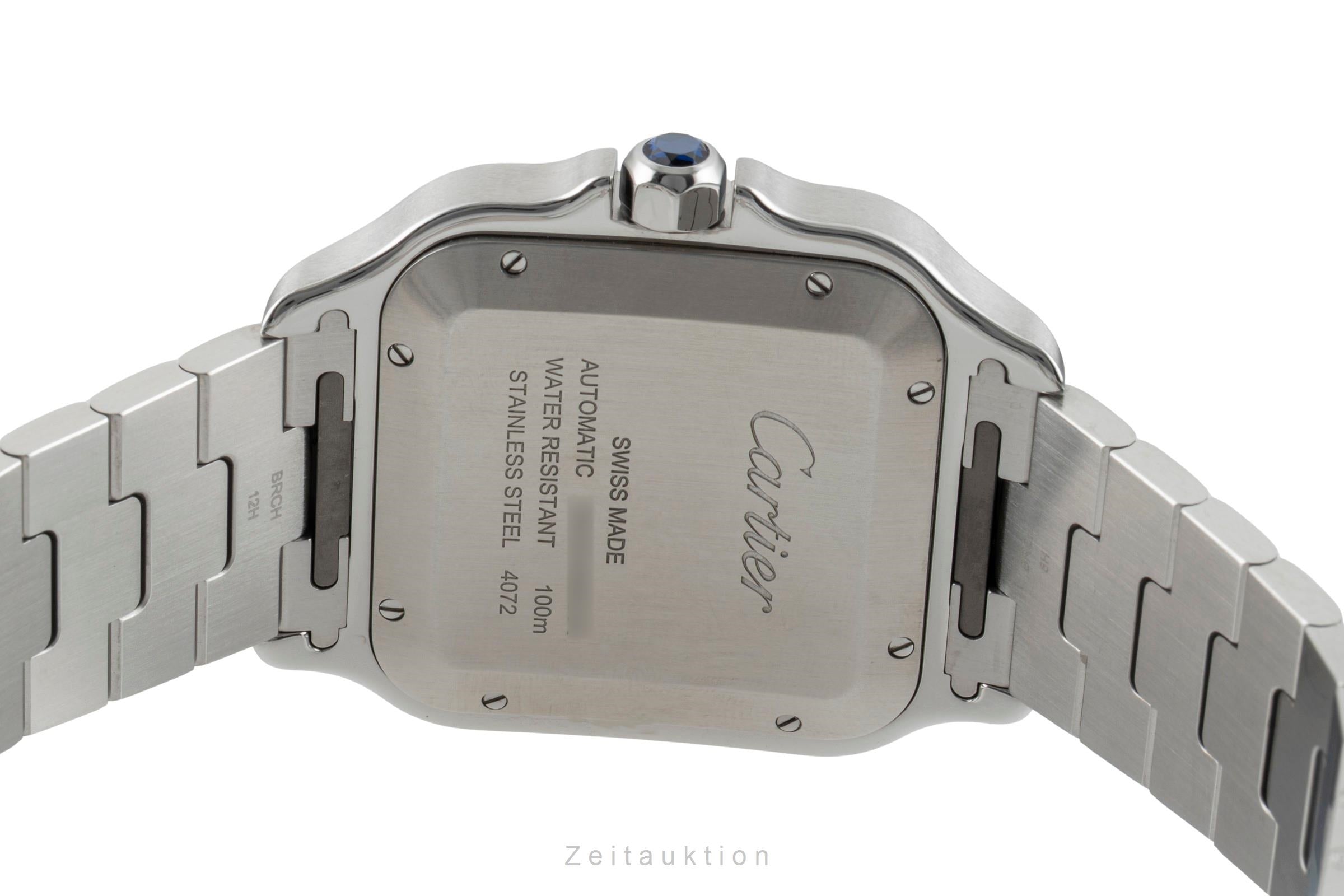 Cartier Santos steel automatic men's watch WSSA0048 LP: 9200EUR  [2602269]
