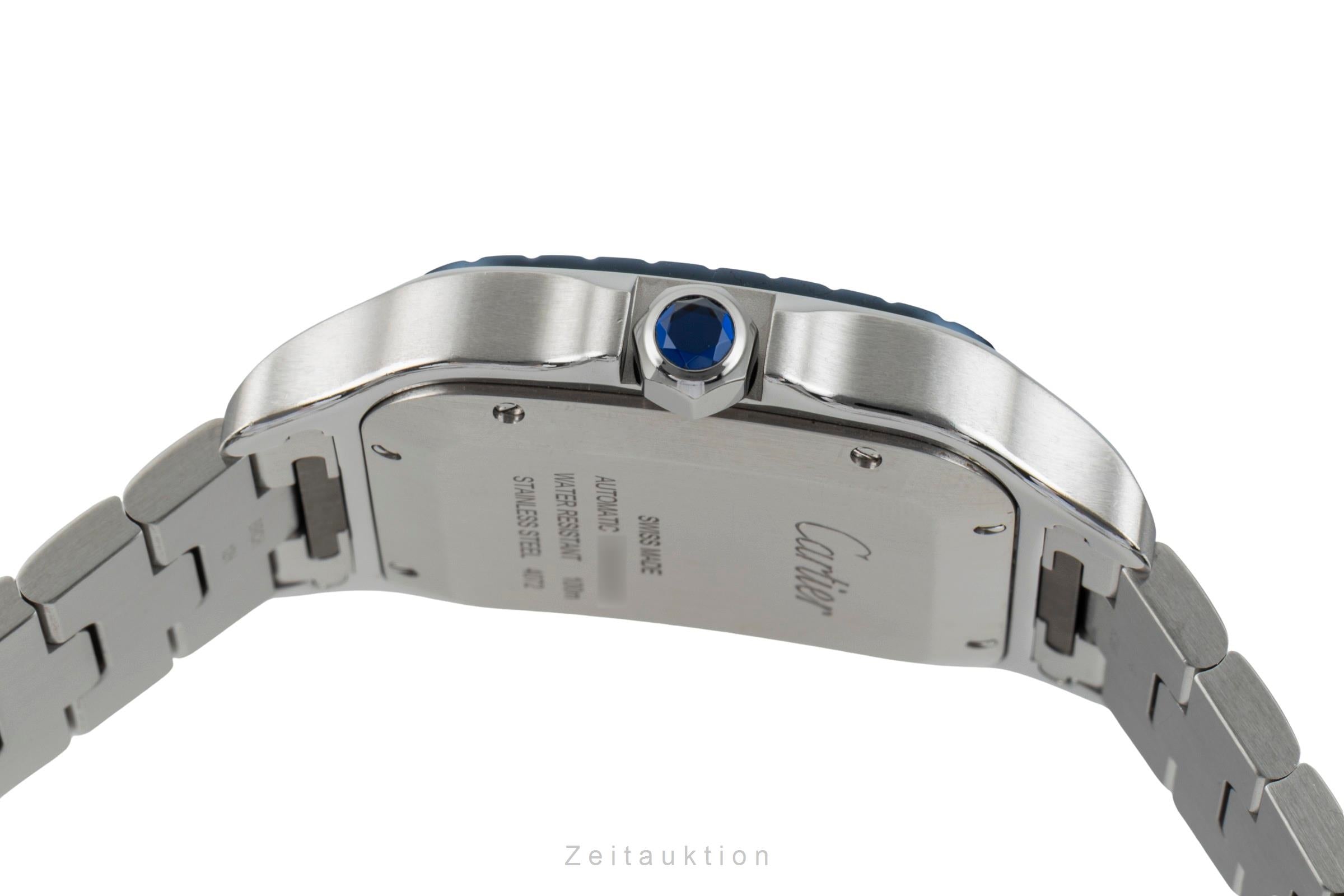 Cartier Santos steel automatic men's watch WSSA0048 LP: 9200EUR  [2602269]