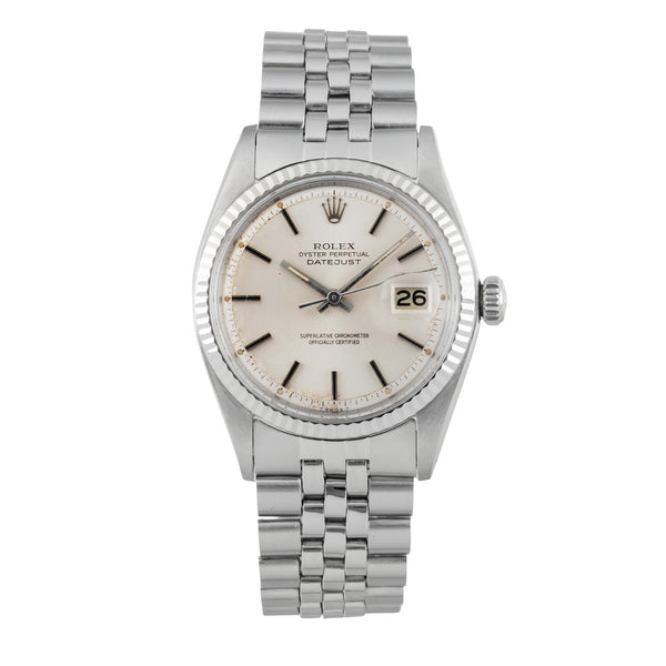 Rolex Datejust acier / or blanc automatique montre pour hommes 1601  [2602270]