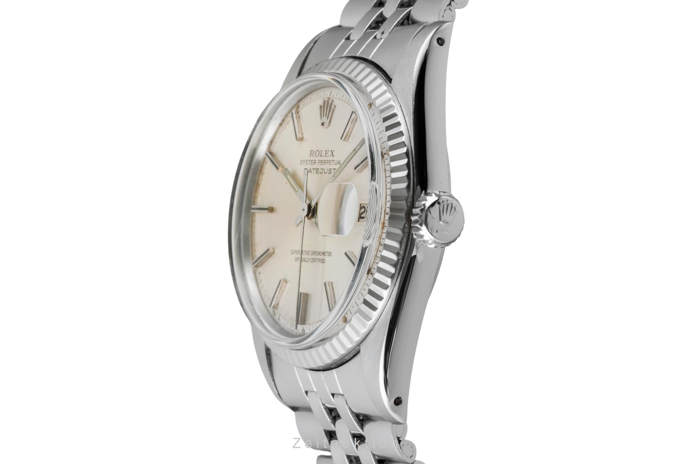 Rolex Datejust acier / or blanc automatique montre pour hommes 1601  [2602270]