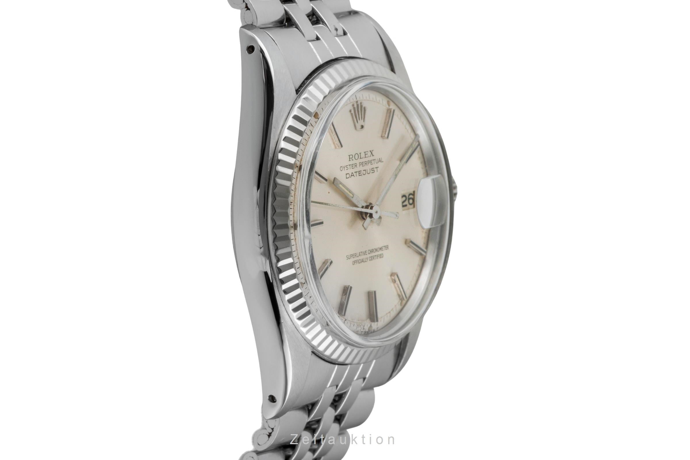 Rolex Datejust acier / or blanc automatique montre pour hommes 1601  [2602270]