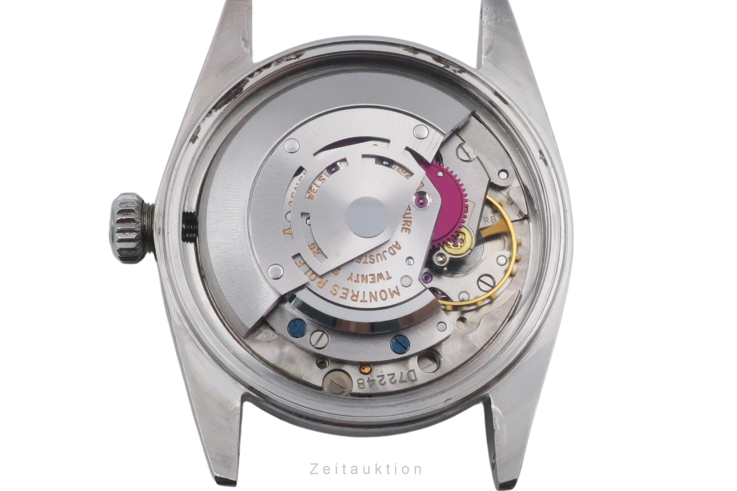 Rolex Datejust acier / or blanc automatique montre pour hommes 1601 Vintage  [2602271]