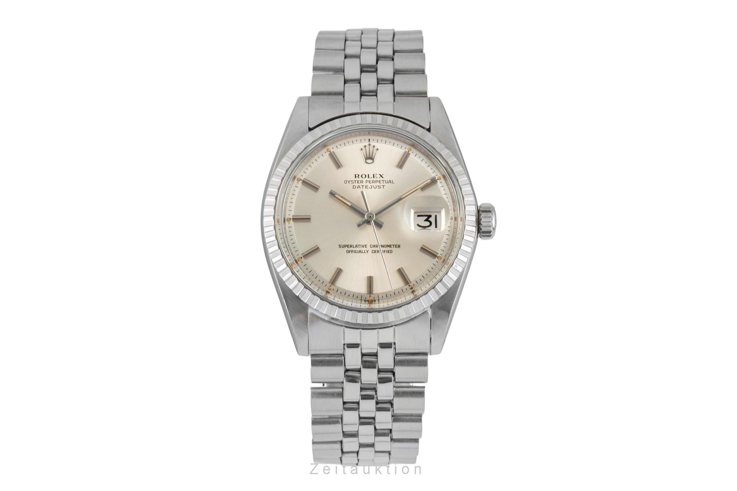 Rolex Datejust 36 Silver Dial Oyster Edelstahl Automatik Ref. 1603 Vintage  [2602272]