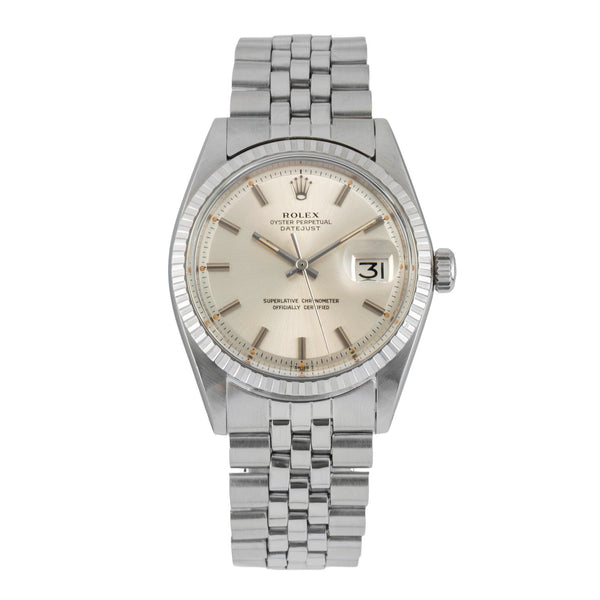 Rolex Datejust 36 Silver Dial Oyster Edelstahl Automatik Ref. 1603 Vintage  [2602272]