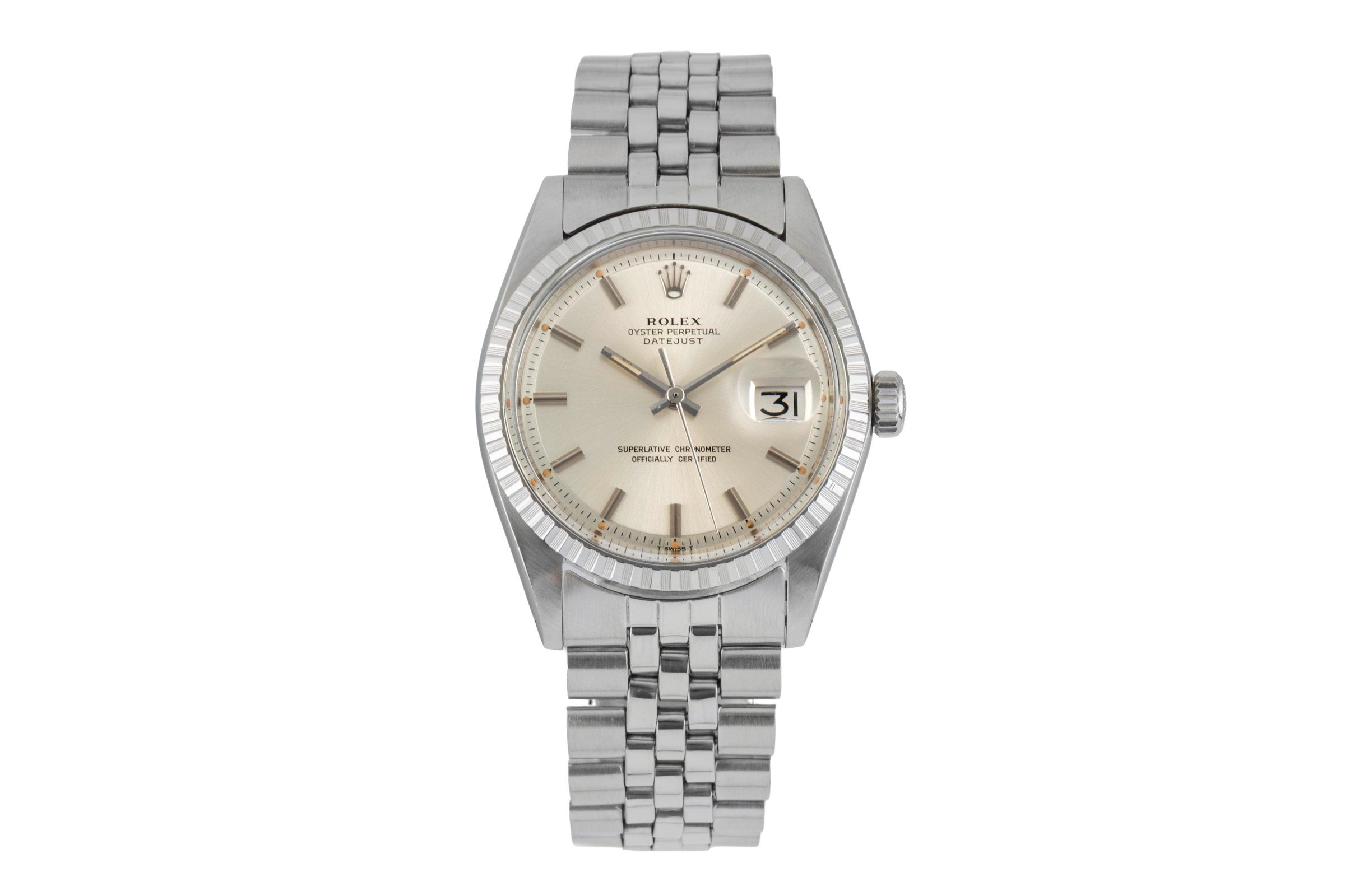 Rolex Datejust 36 Silver Dial Oyster Edelstahl Automatik Ref. 1603 Vintage  [2602272]