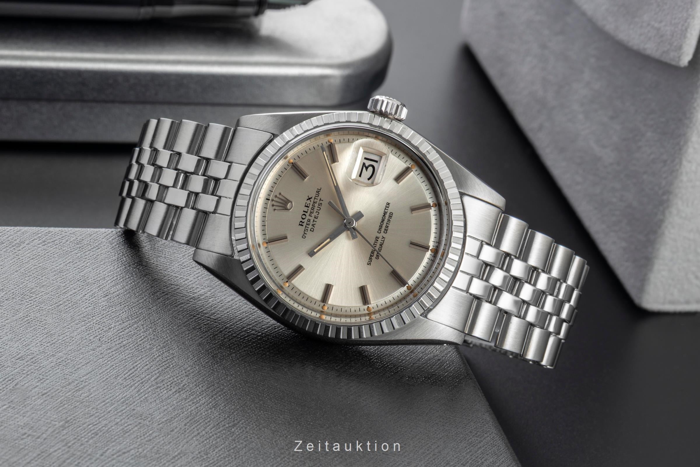 Rolex Datejust 36 Silver Dial Oyster Edelstahl Automatik Ref. 1603 Vintage  [2602272]