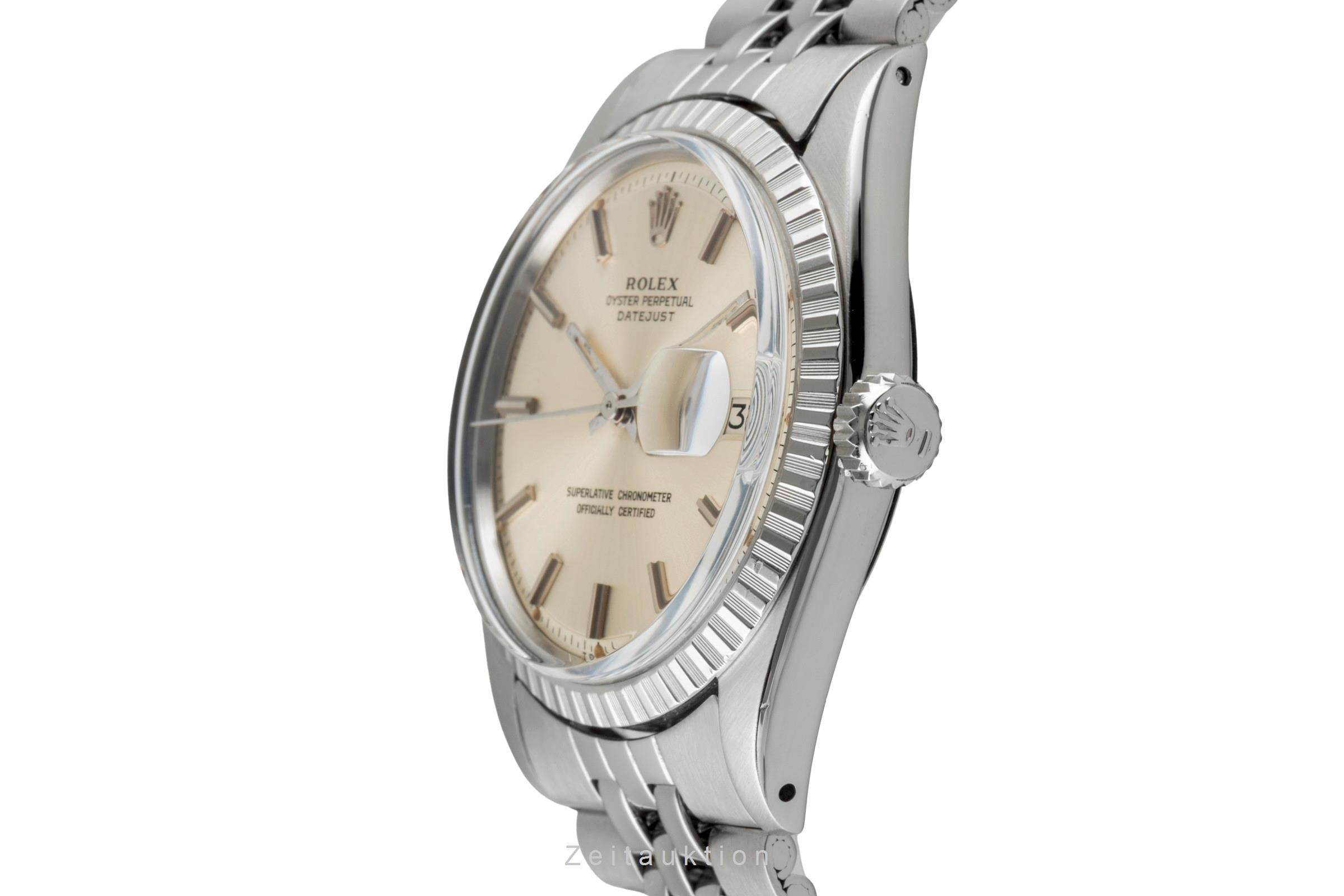 Rolex Datejust 36 Silver Dial Oyster Edelstahl Automatik Ref. 1603 Vintage  [2602272]