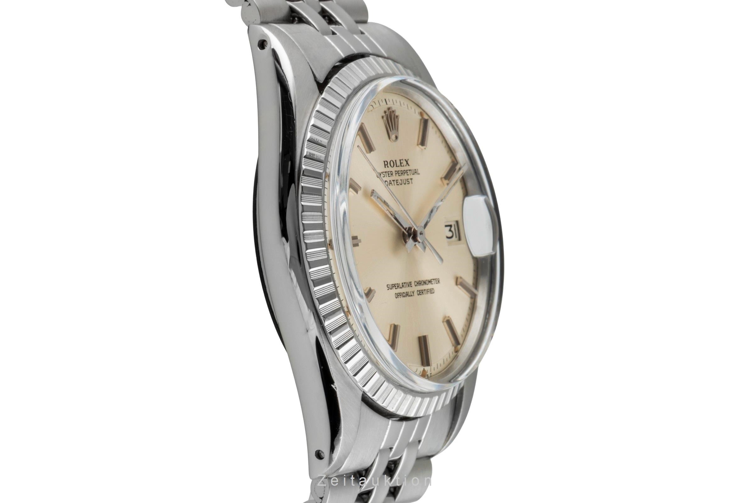 Rolex Datejust 36 Silver Dial Oyster Edelstahl Automatik Ref. 1603 Vintage  [2602272]