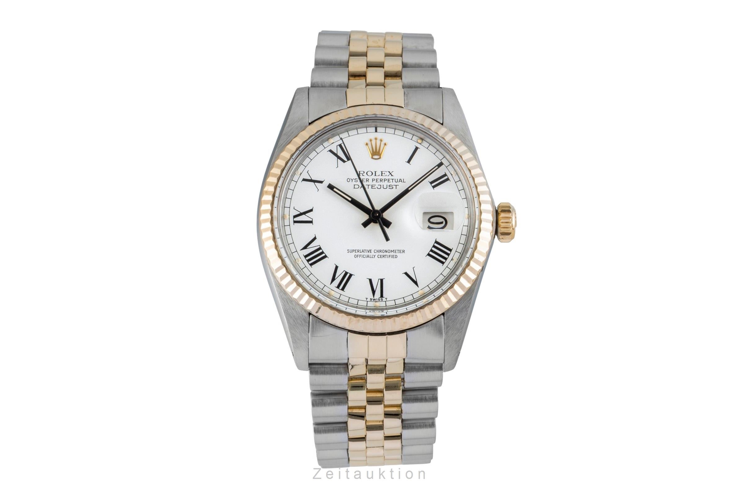 Rolex Datejust acier / or  automatique montre pour hommes 16013 Vintage  [2602273]