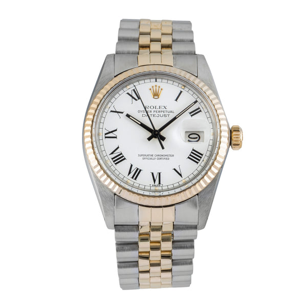 Rolex Datejust acier / or  automatique montre pour hommes 16013 Vintage  [2602273]