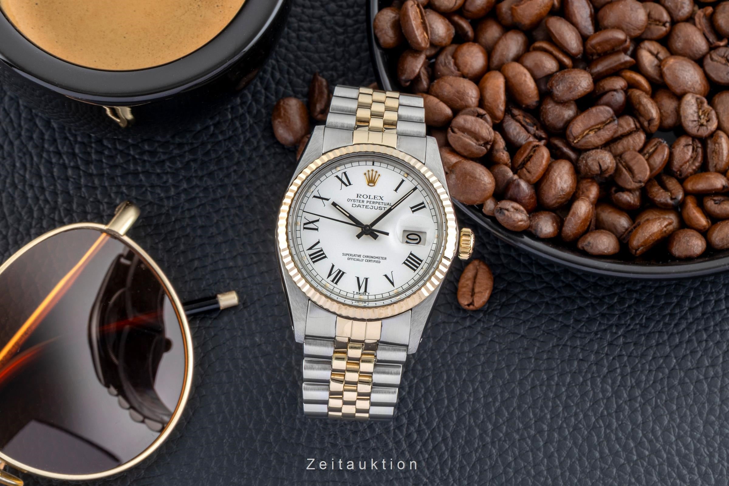 Rolex Datejust acier / or  automatique montre pour hommes 16013 Vintage  [2602273]