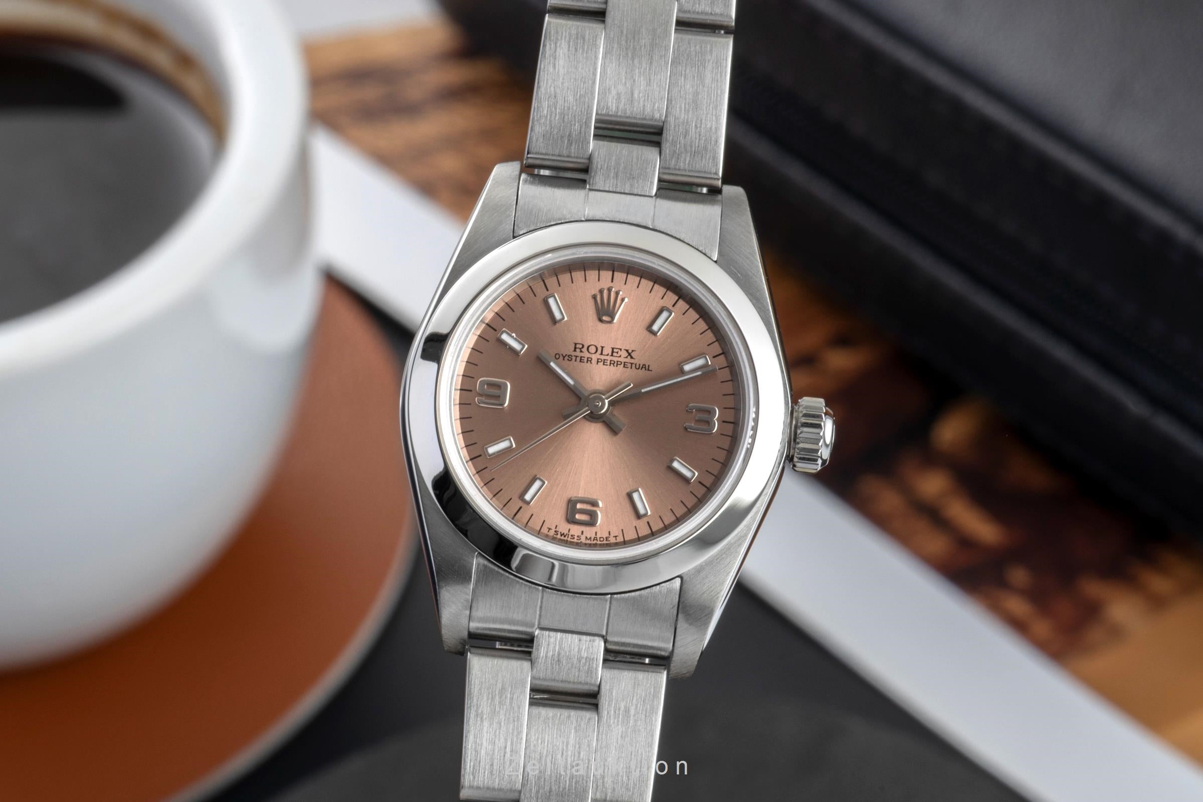 Rolex Oyster Perpetual steel automatic women's watch 76080  [2602274]