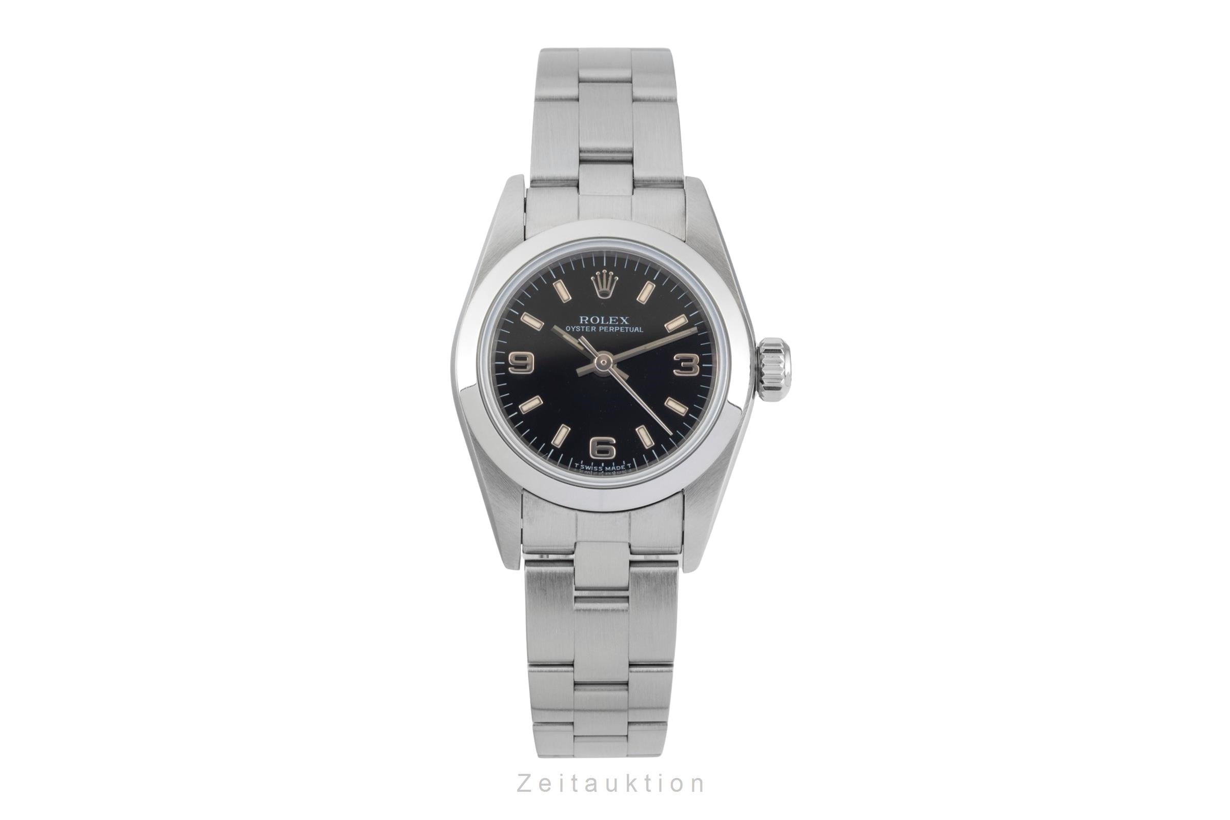 Rolex Oyster Perpetual steel automatic women's watch 67180  [2602275]