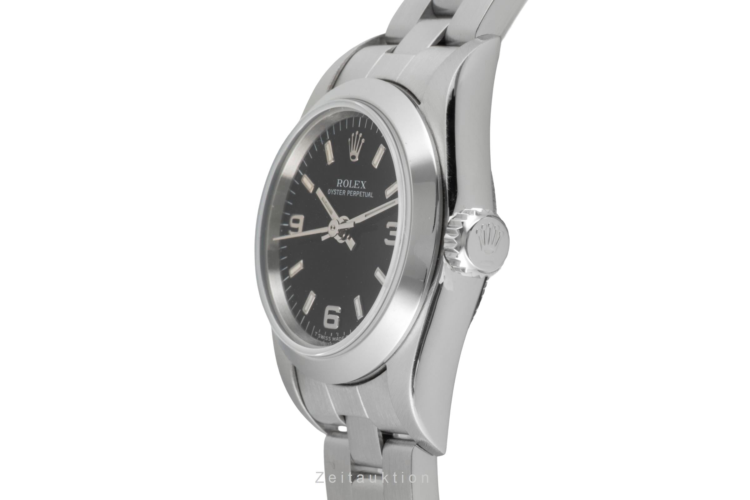 Rolex Oyster Perpetual steel automatic women's watch 67180  [2602275]