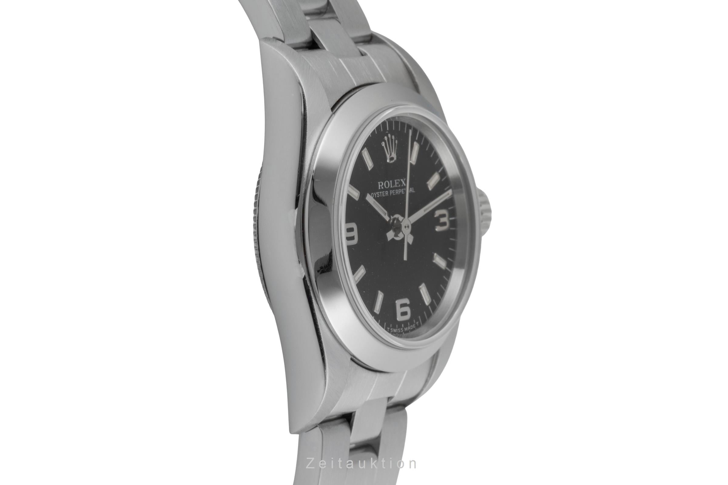 Rolex Oyster Perpetual steel automatic women's watch 67180  [2602275]
