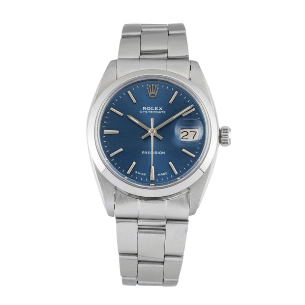 Rolex Precision acero cuerda manual reloj para caballeros 6694 Vintage  [2602278]