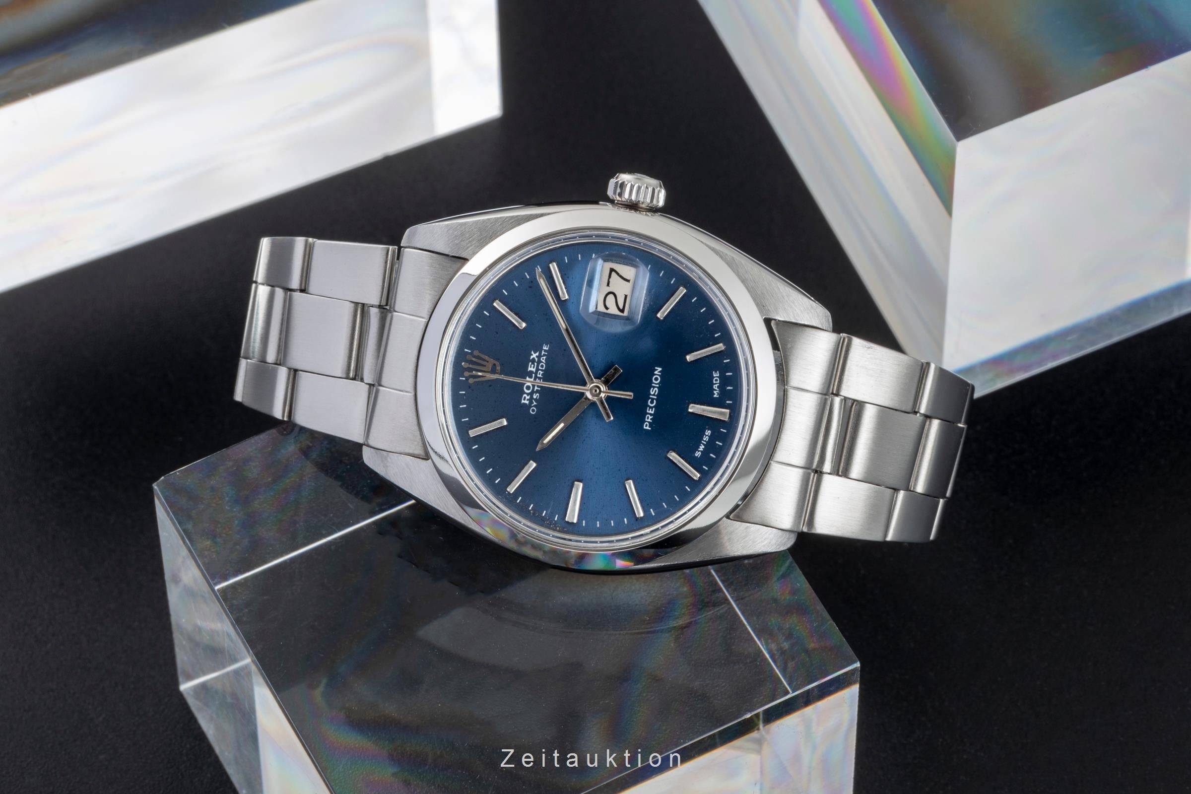 Rolex Precision acero cuerda manual reloj para caballeros 6694 Vintage  [2602278]