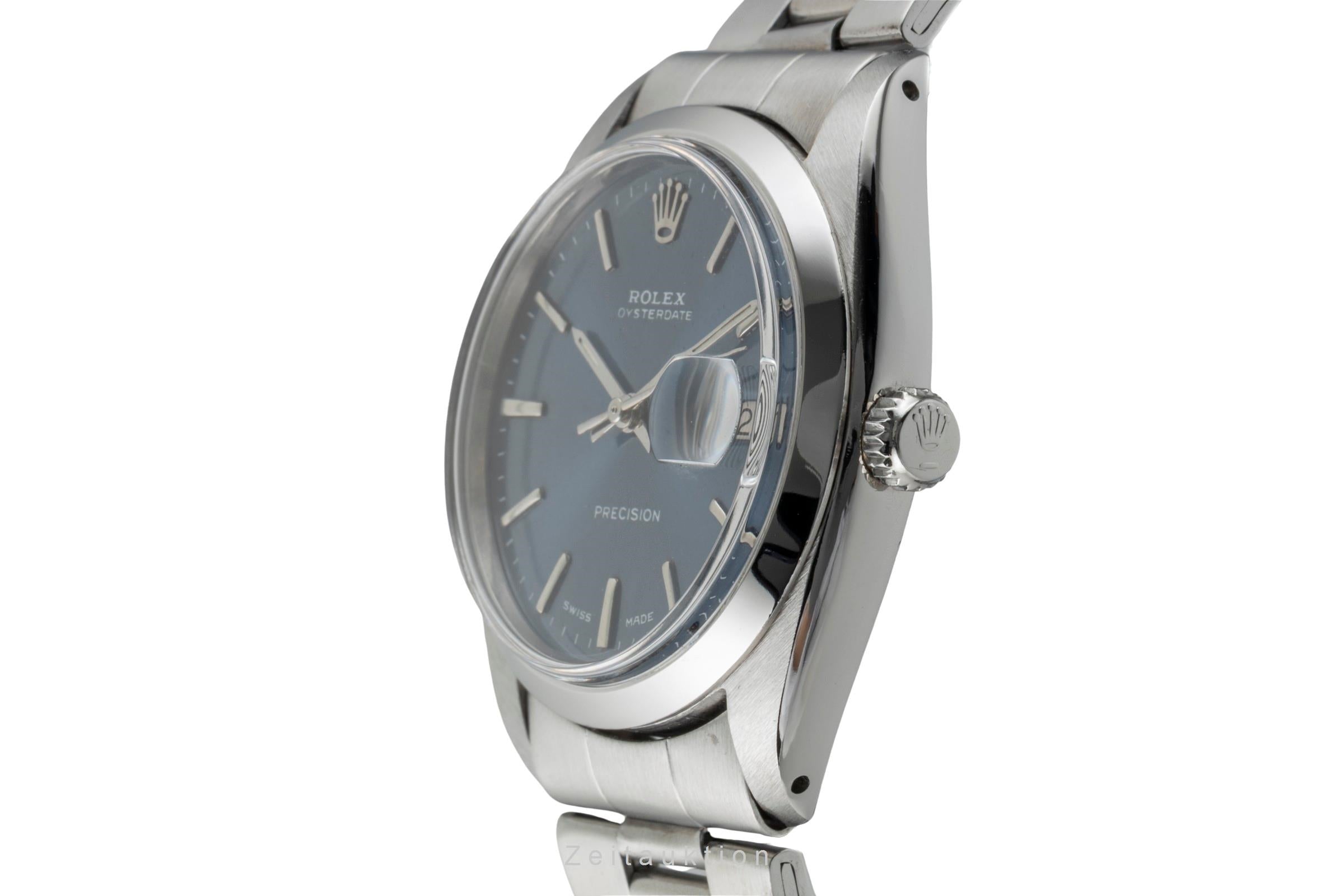 Rolex Precision acero cuerda manual reloj para caballeros 6694 Vintage  [2602278]